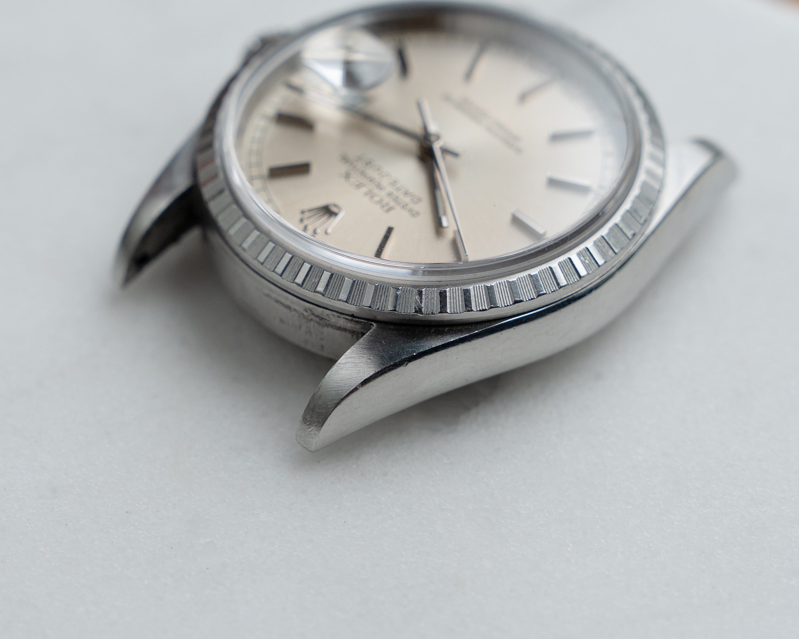 Rolex Datejust ref. 16220 in steel, silver dial, oyster bracelet ref 78360