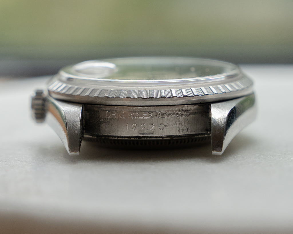 Rolex Datejust ref. 16220 in steel, silver dial, oyster bracelet ref 78360