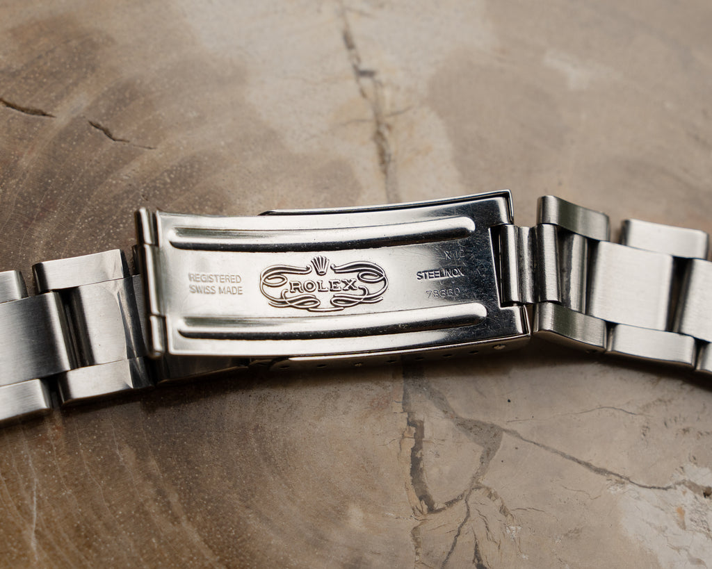 Rolex Datejust ref. 16220 in steel, silver dial, oyster bracelet ref 78360