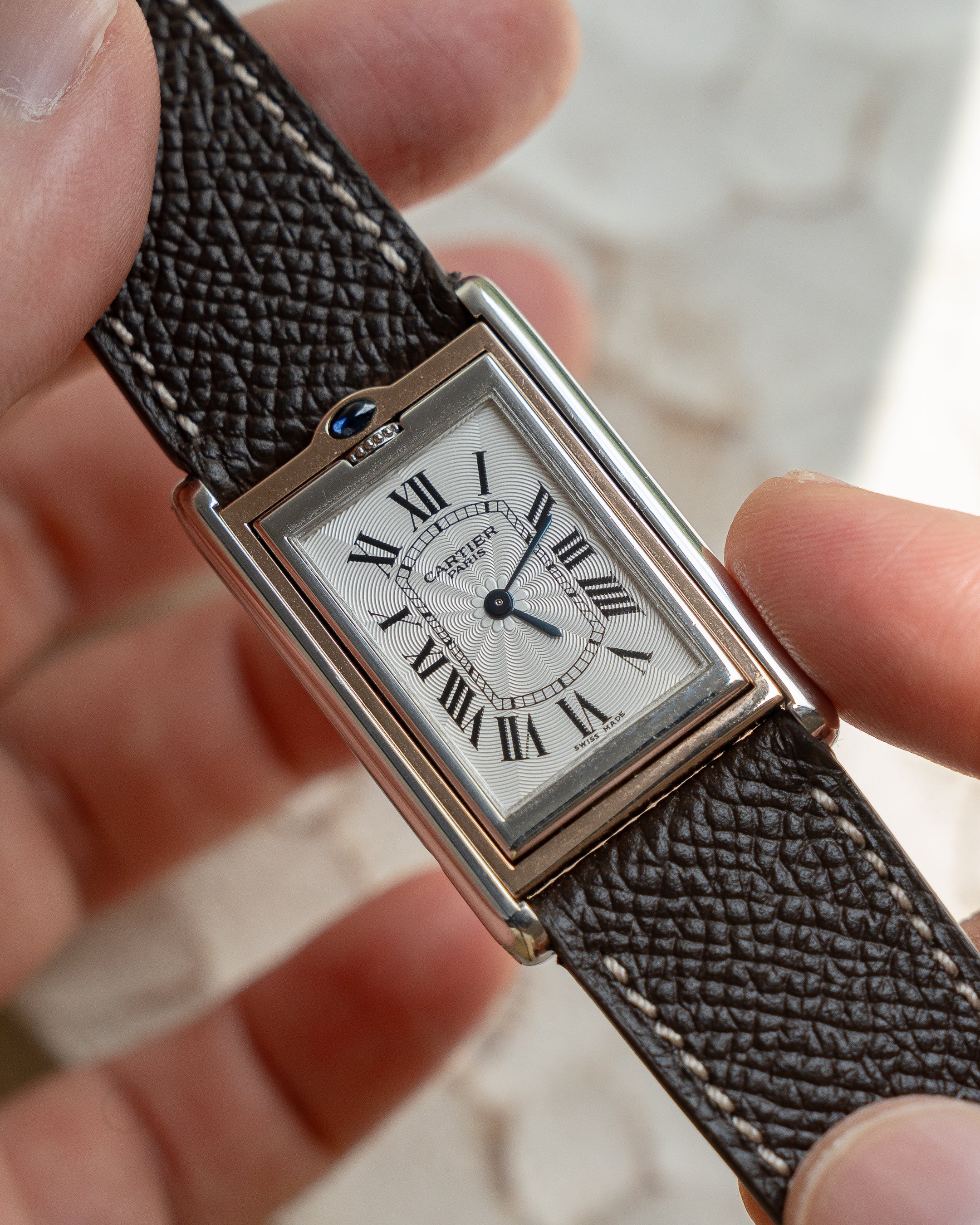 Cartier basculante mechanical best sale