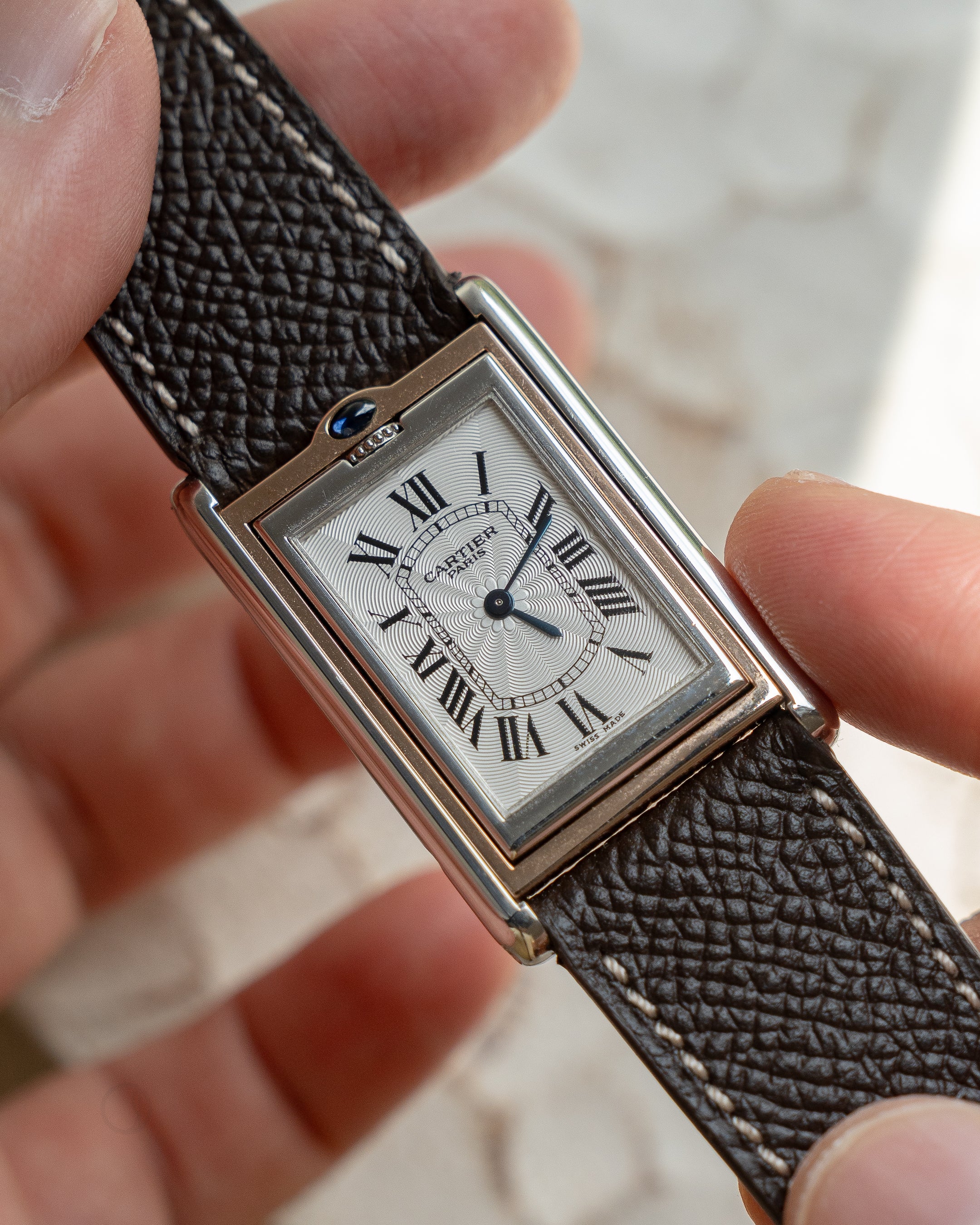 Cartier Tank Basculante CPCP "Collection Prive", ref 2500E in Platinum & Rose Gold (Price on Request)