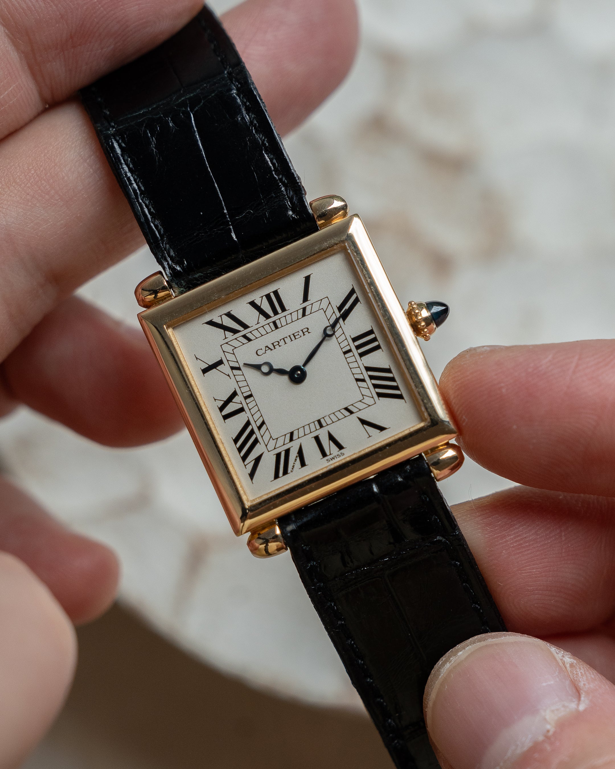 Cartier Tank Obus in yellow gold reference 1630-2