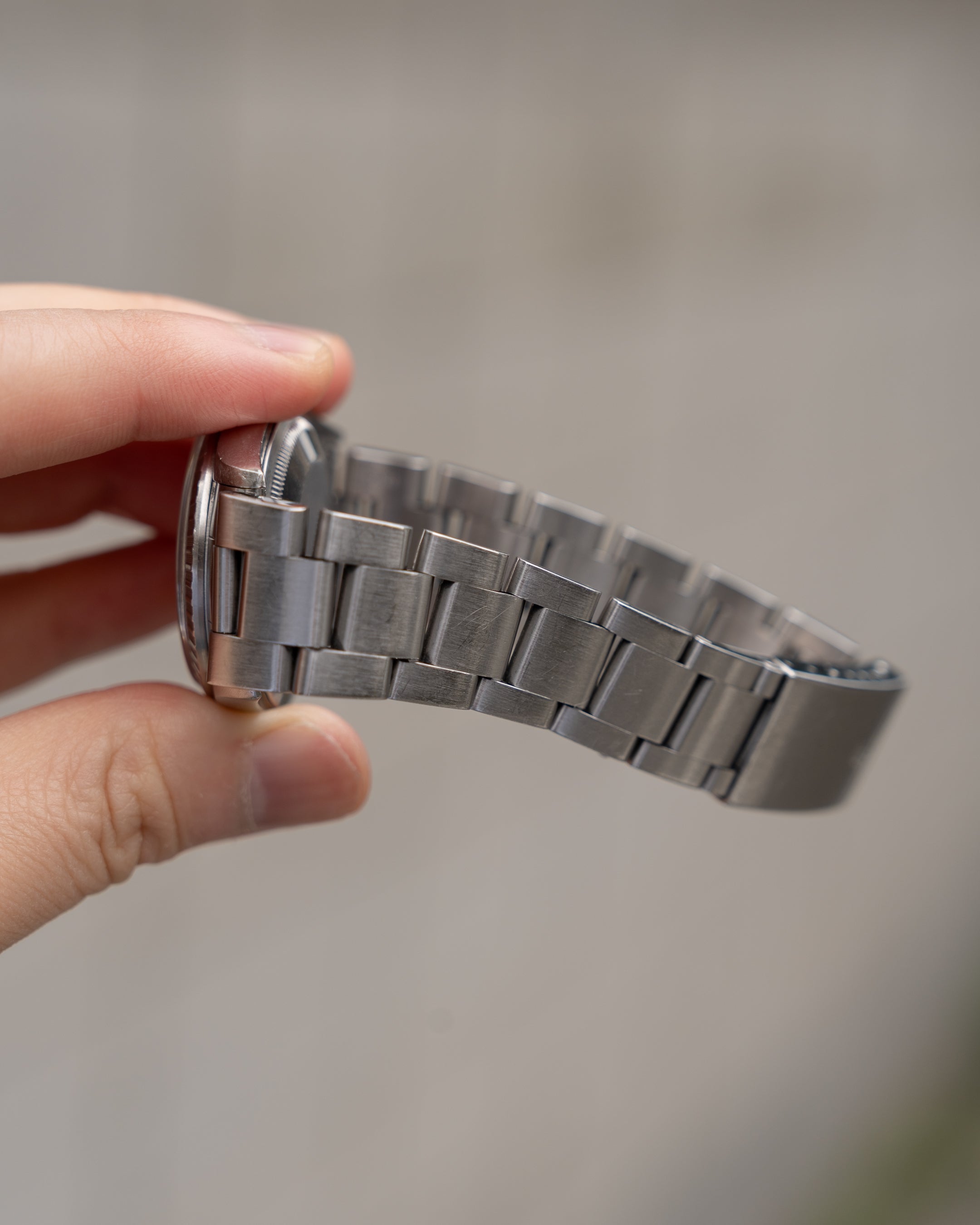Rolex Datejust ref. 16220 in steel, silver dial, oyster bracelet ref 78360