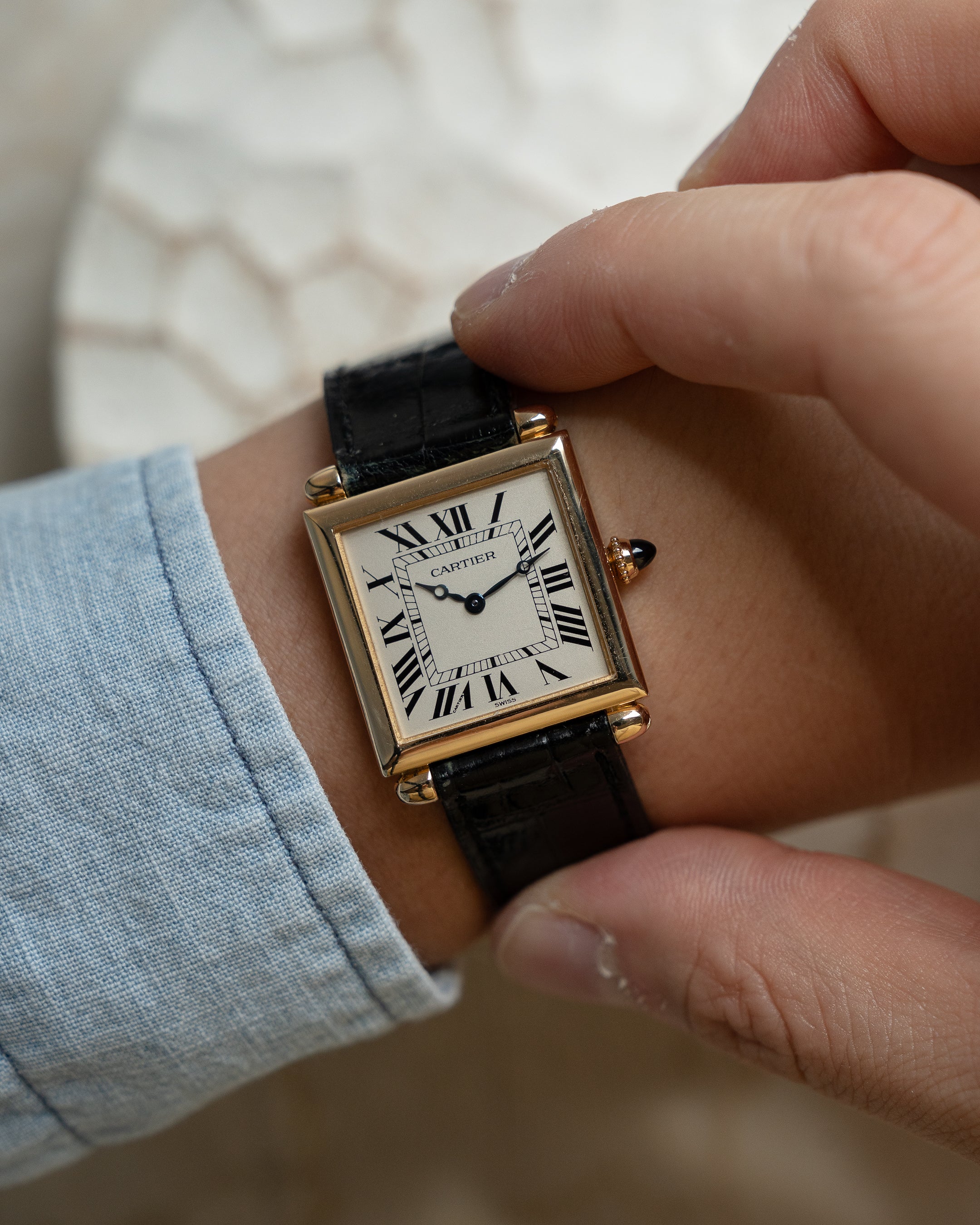 Cartier Tank Obus in yellow gold reference 1630-2