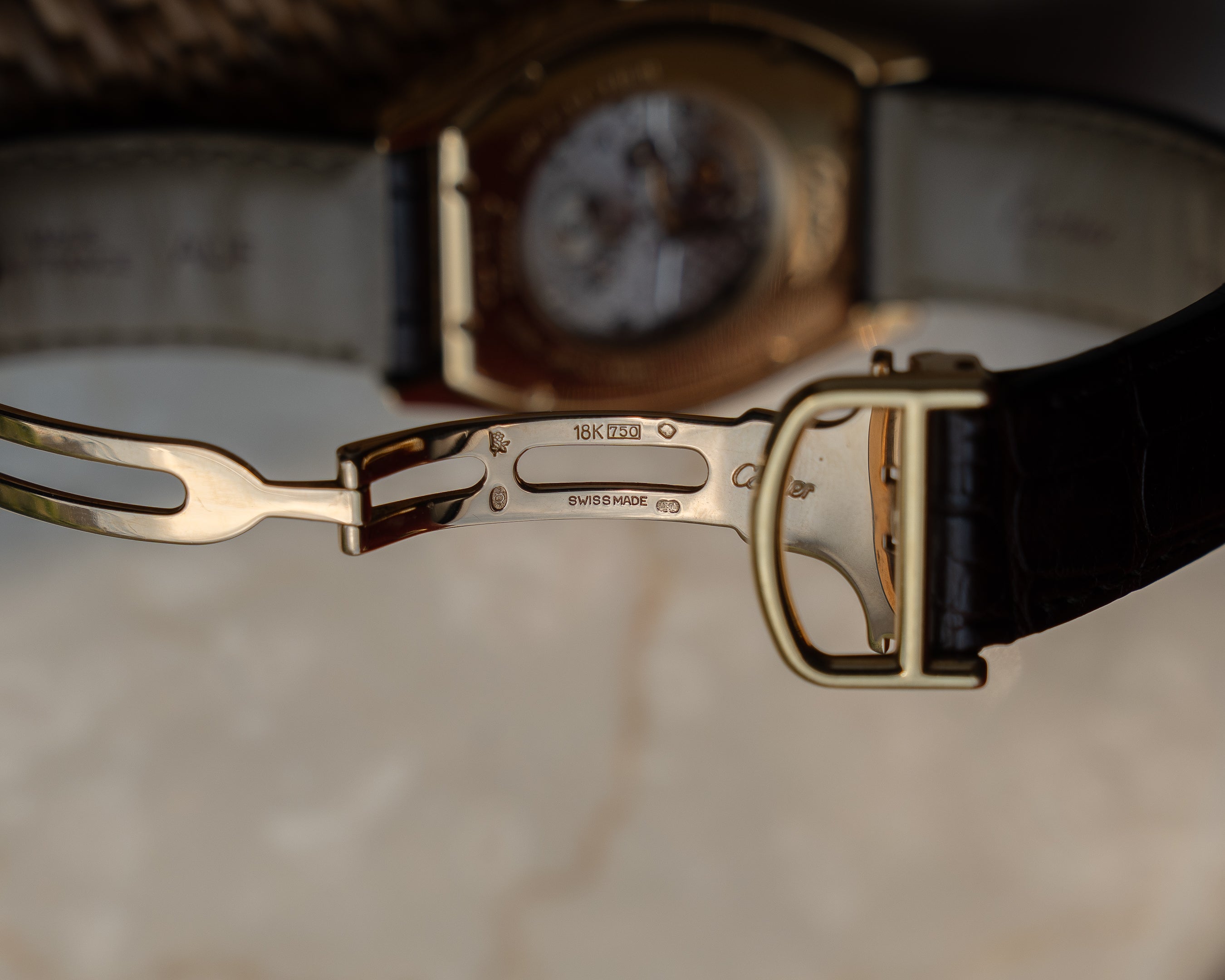 Cartier Tortue CPCP "Collection Prive", LM in Yellow Gold, ref 2496, box and papers