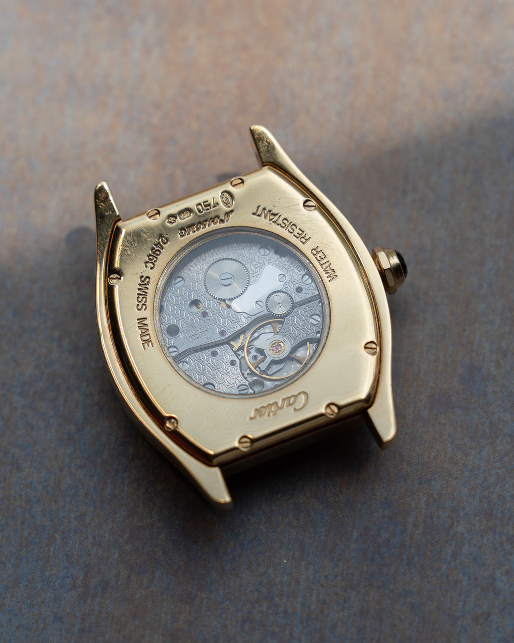 Cartier Tortue CPCP "Collection Prive", LM in Yellow Gold, ref 2496, box and papers