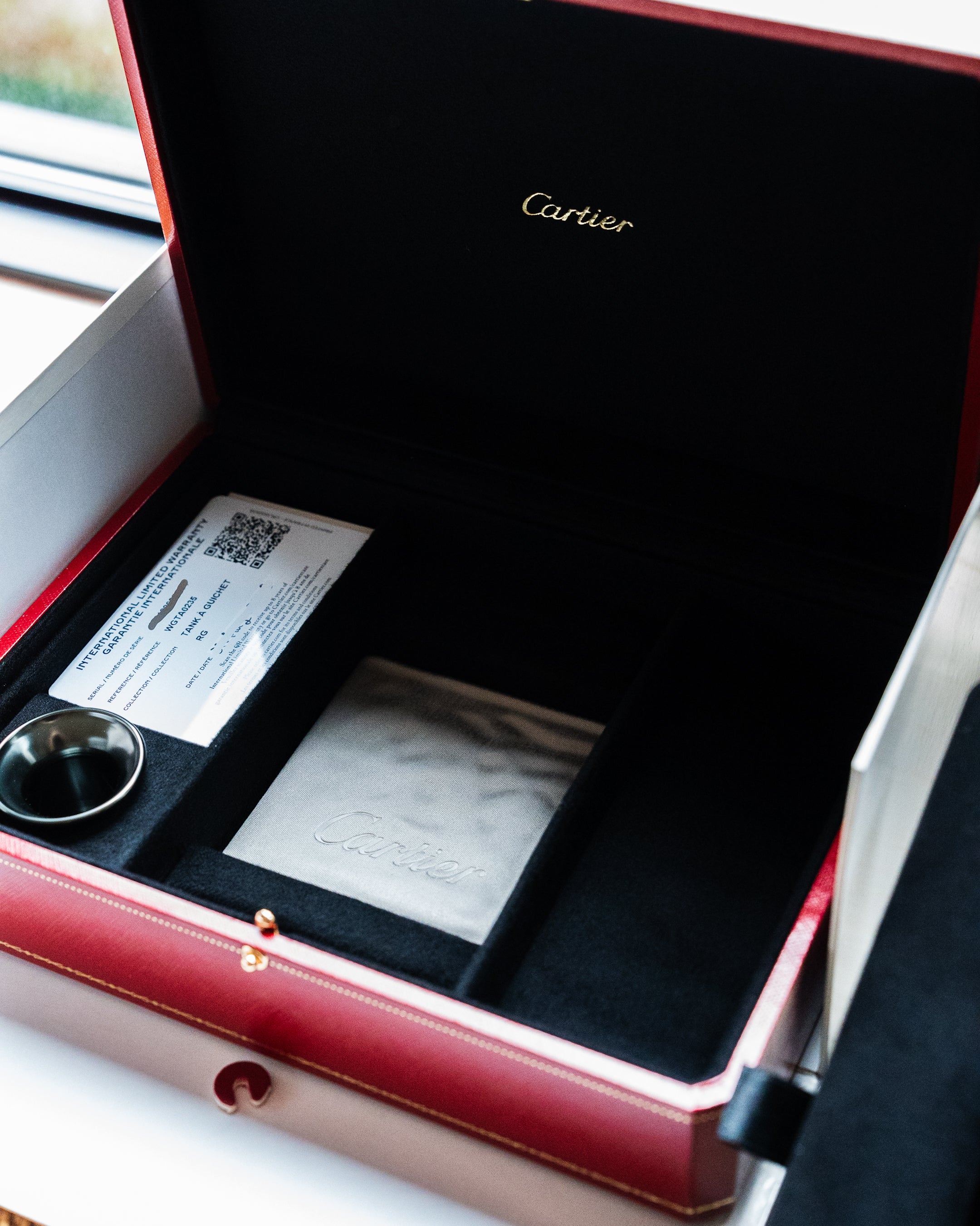 Cartier Privé Tank à Guichets in Rose Gold ref. WGTA0235