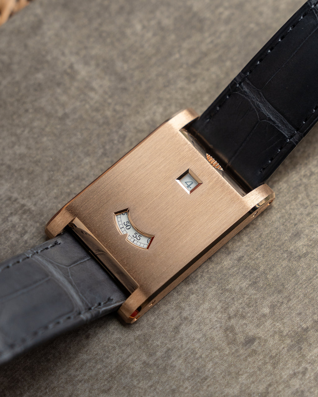 Cartier Privé Tank à Guichets in Rose Gold ref. WGTA0235