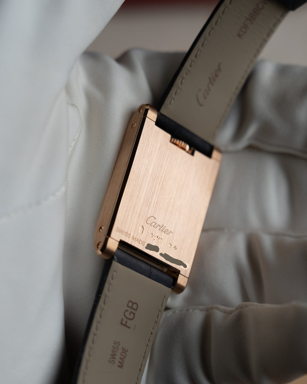 Cartier Privé Tank à Guichets in Rose Gold ref. WGTA0235