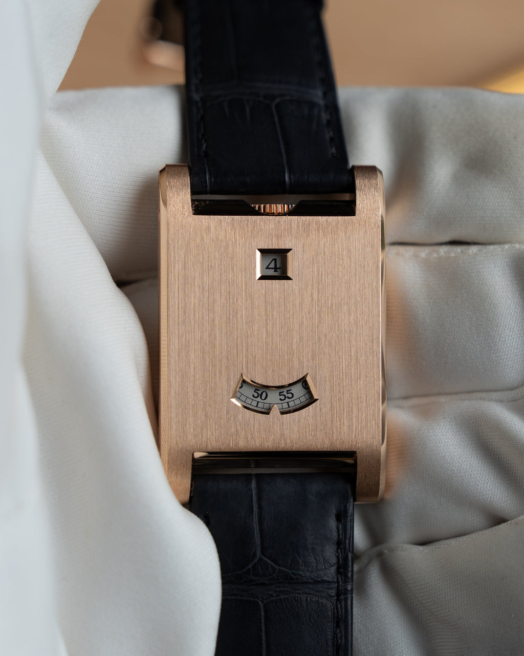 Cartier Privé Tank à Guichets in Rose Gold ref. WGTA0235