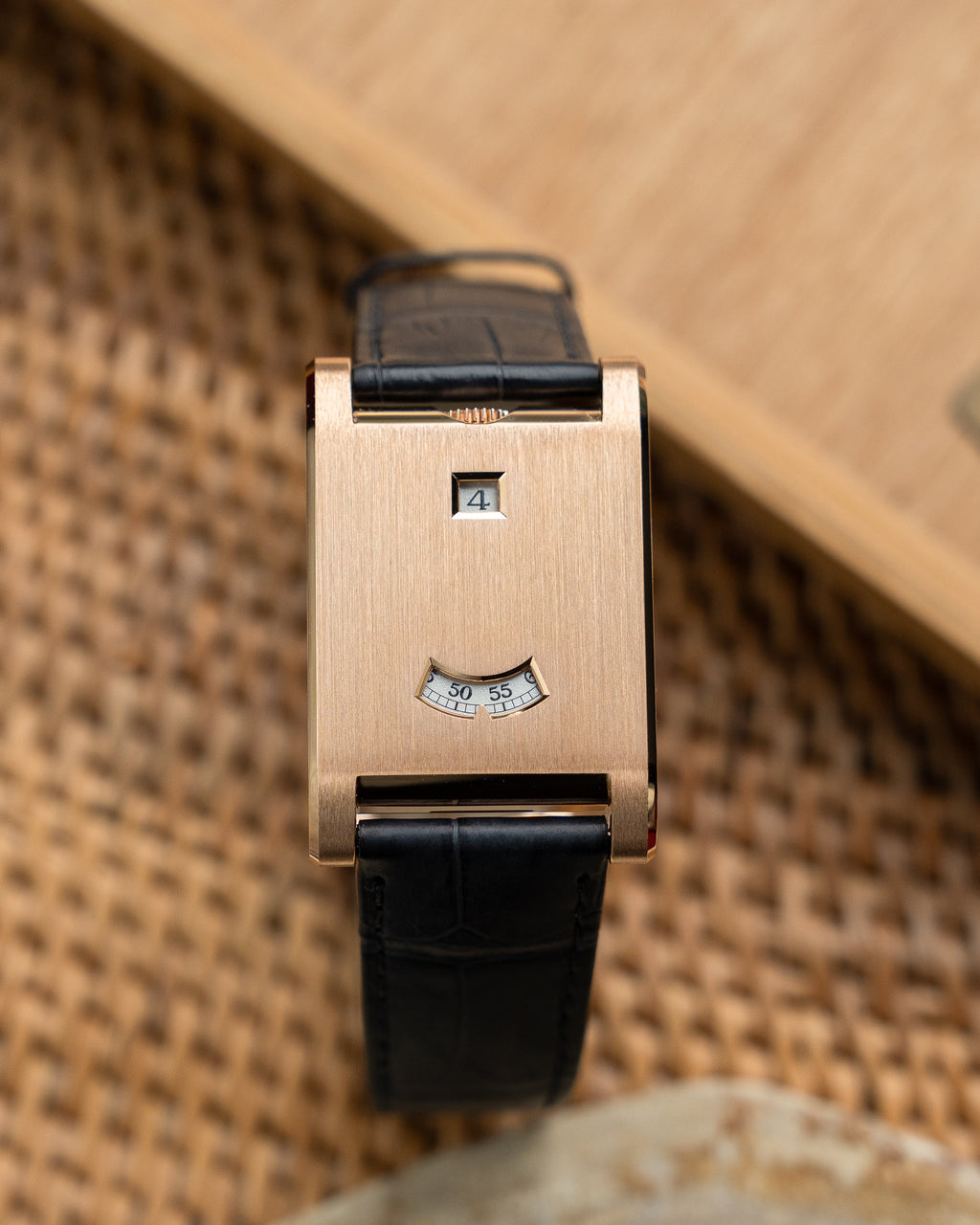 Cartier Privé Tank à Guichets in Rose Gold ref. WGTA0235