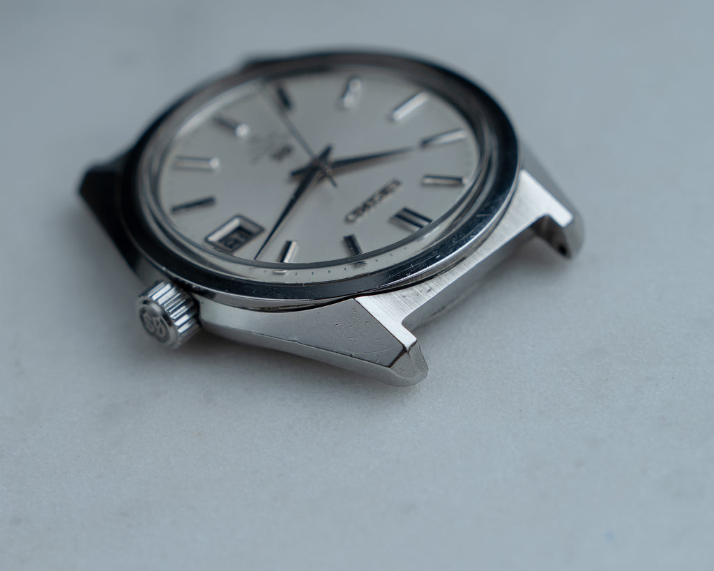 Grand Seiko 4522-8000 hibeat in steel from 1969 January
