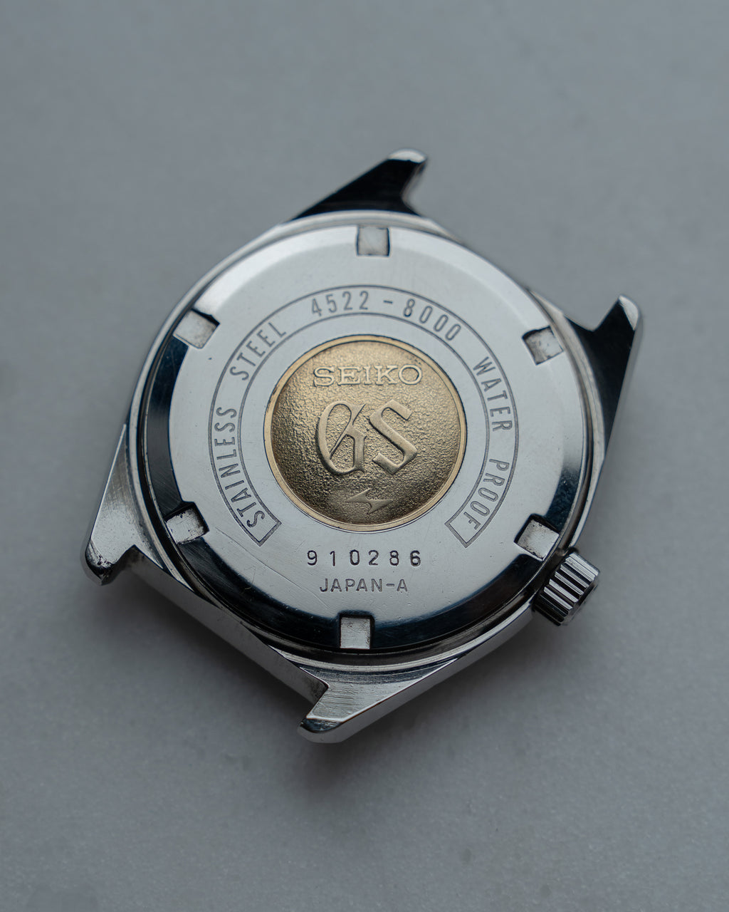 Grand Seiko 4522-8000 hibeat in steel from 1969 January