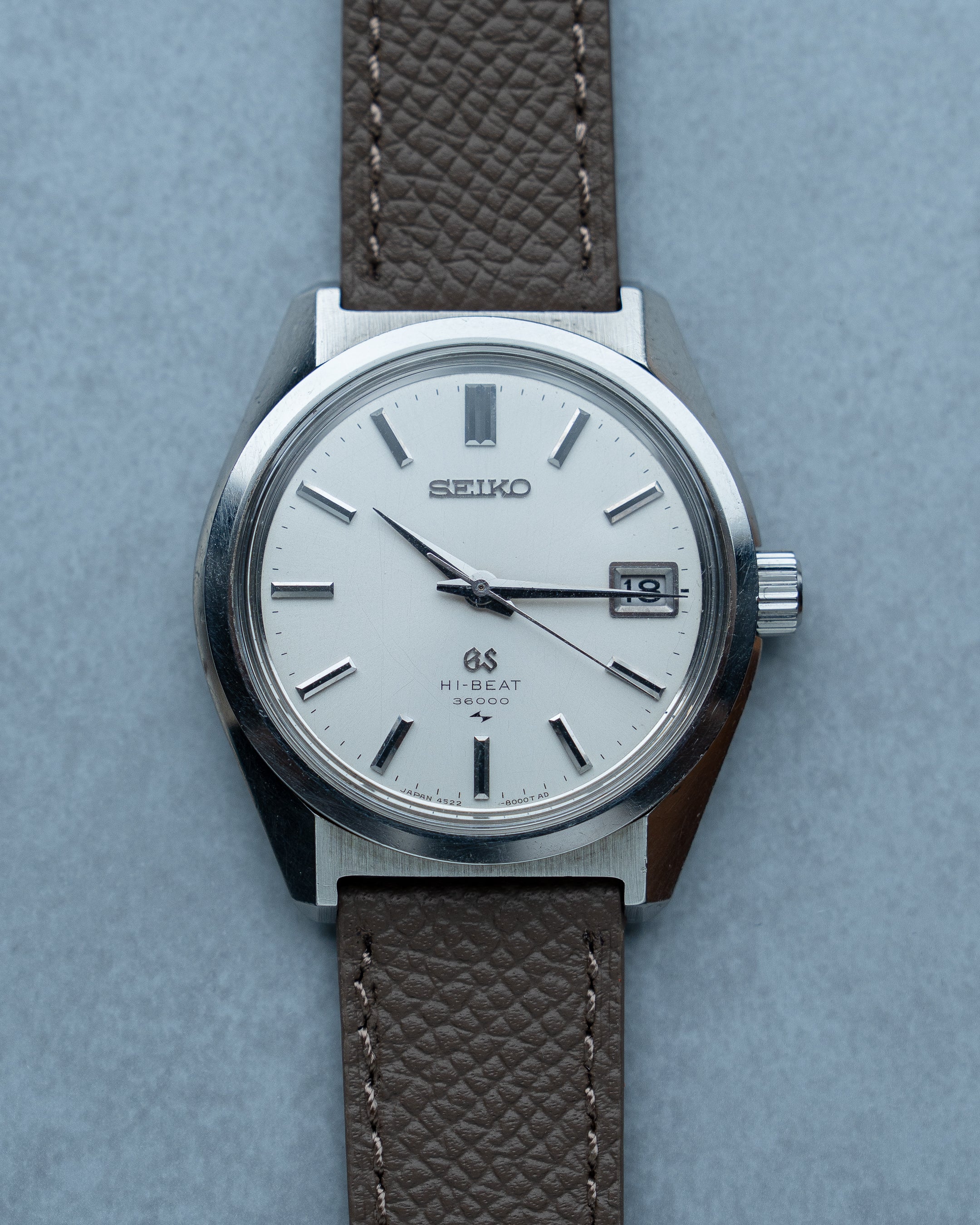 Grand Seiko 4522-8000 hibeat in steel from 1969 January