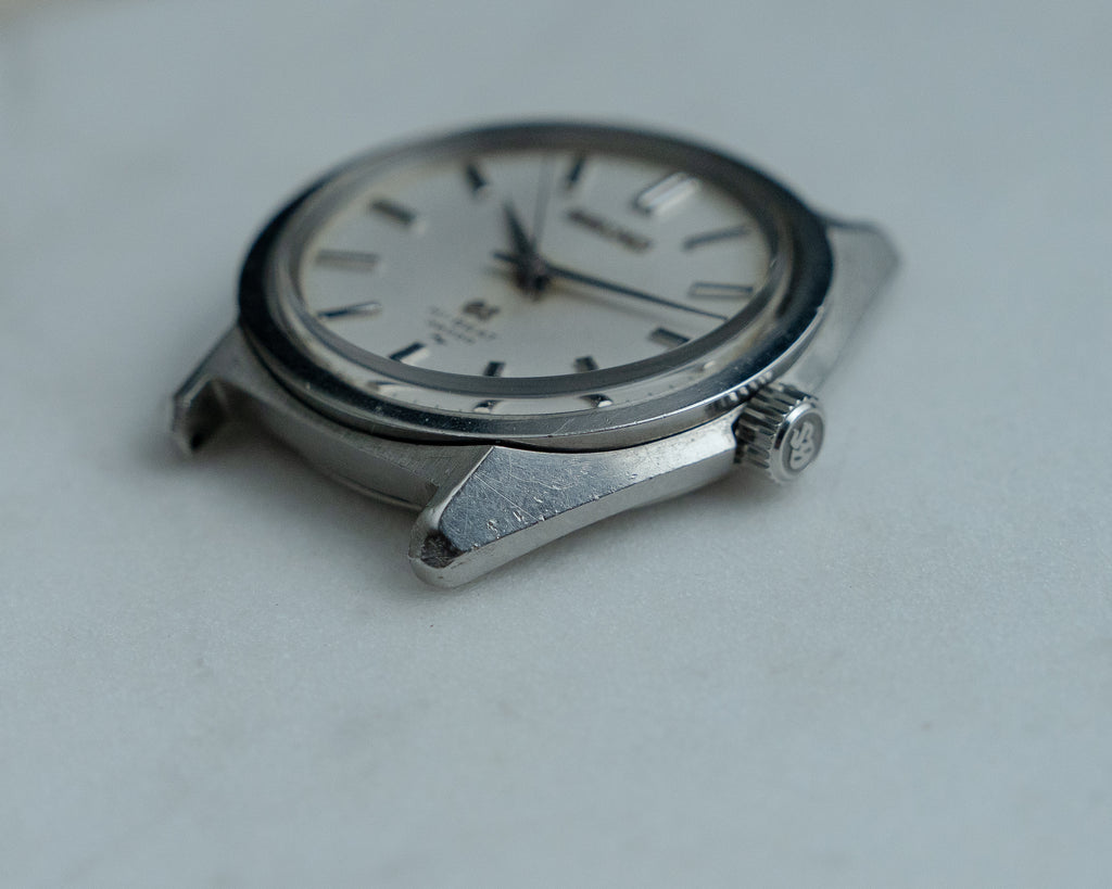 Grand Seiko 4520-8000 in steel, hibeat 1968 September