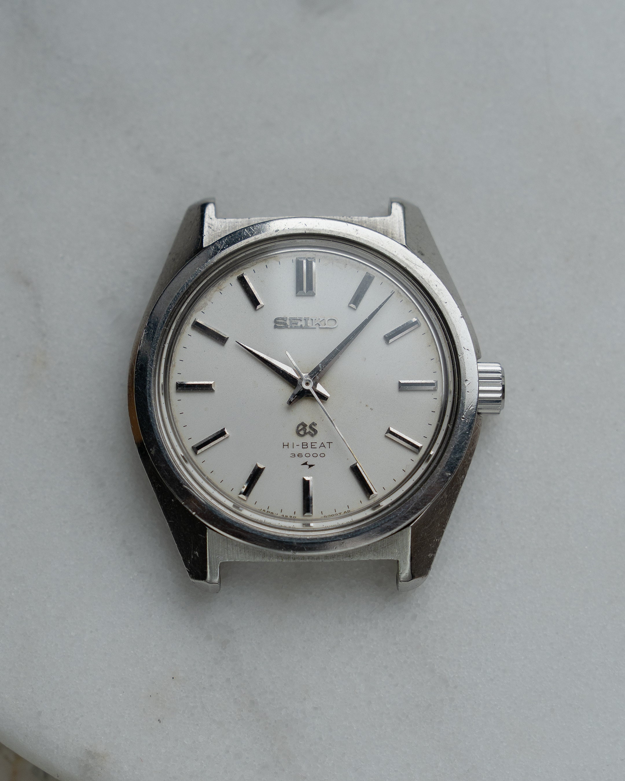 Grand Seiko 4520-8000 in steel, hibeat 1968 September