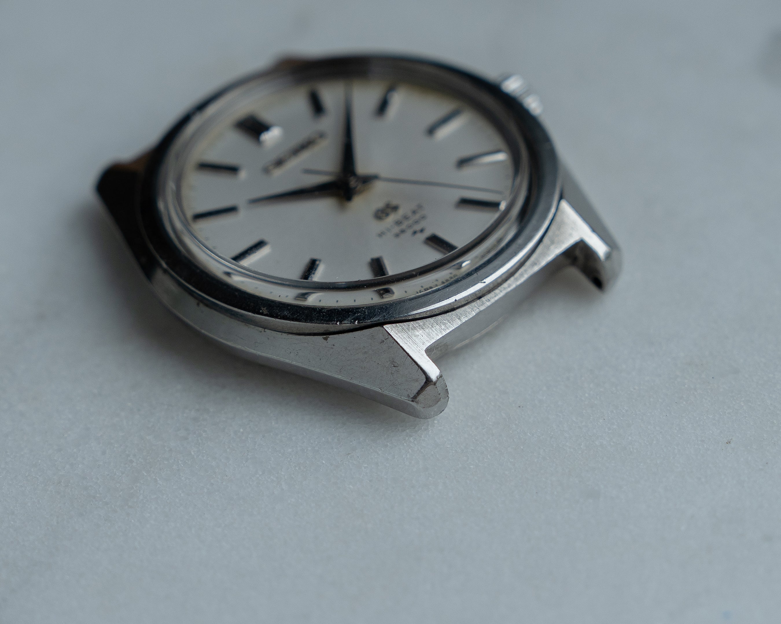 Grand Seiko 4520-8000 in steel, hibeat 1968 September
