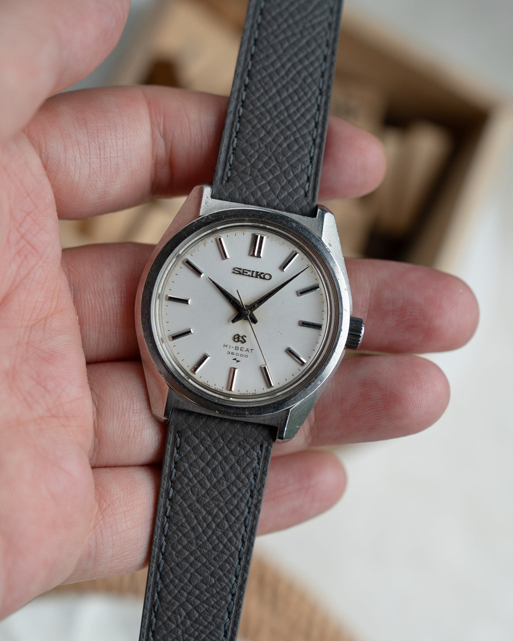 Grand Seiko 4520-8000 in steel, hibeat 1968 September
