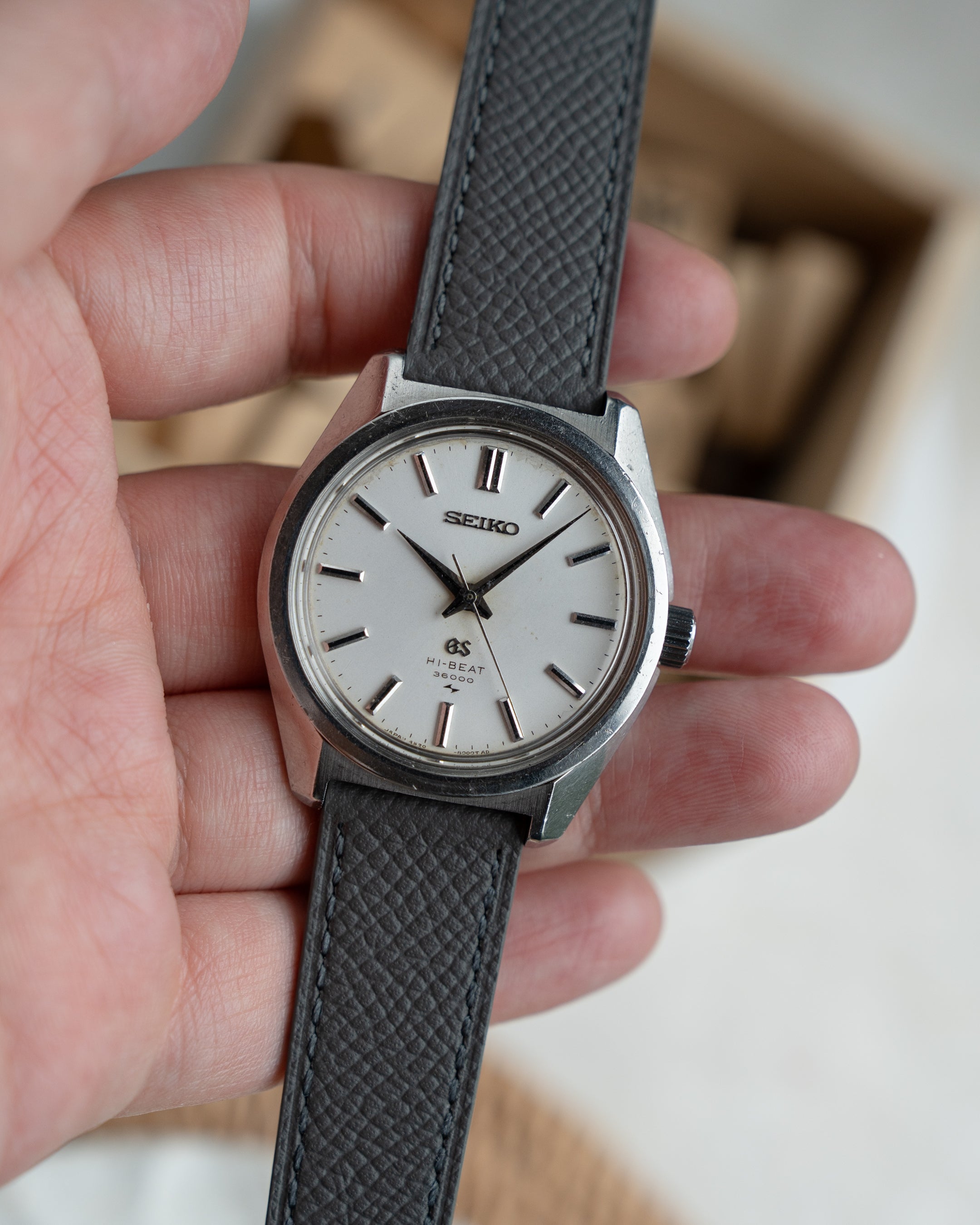 Grand Seiko 4520-8000 in steel, hibeat 1968 September
