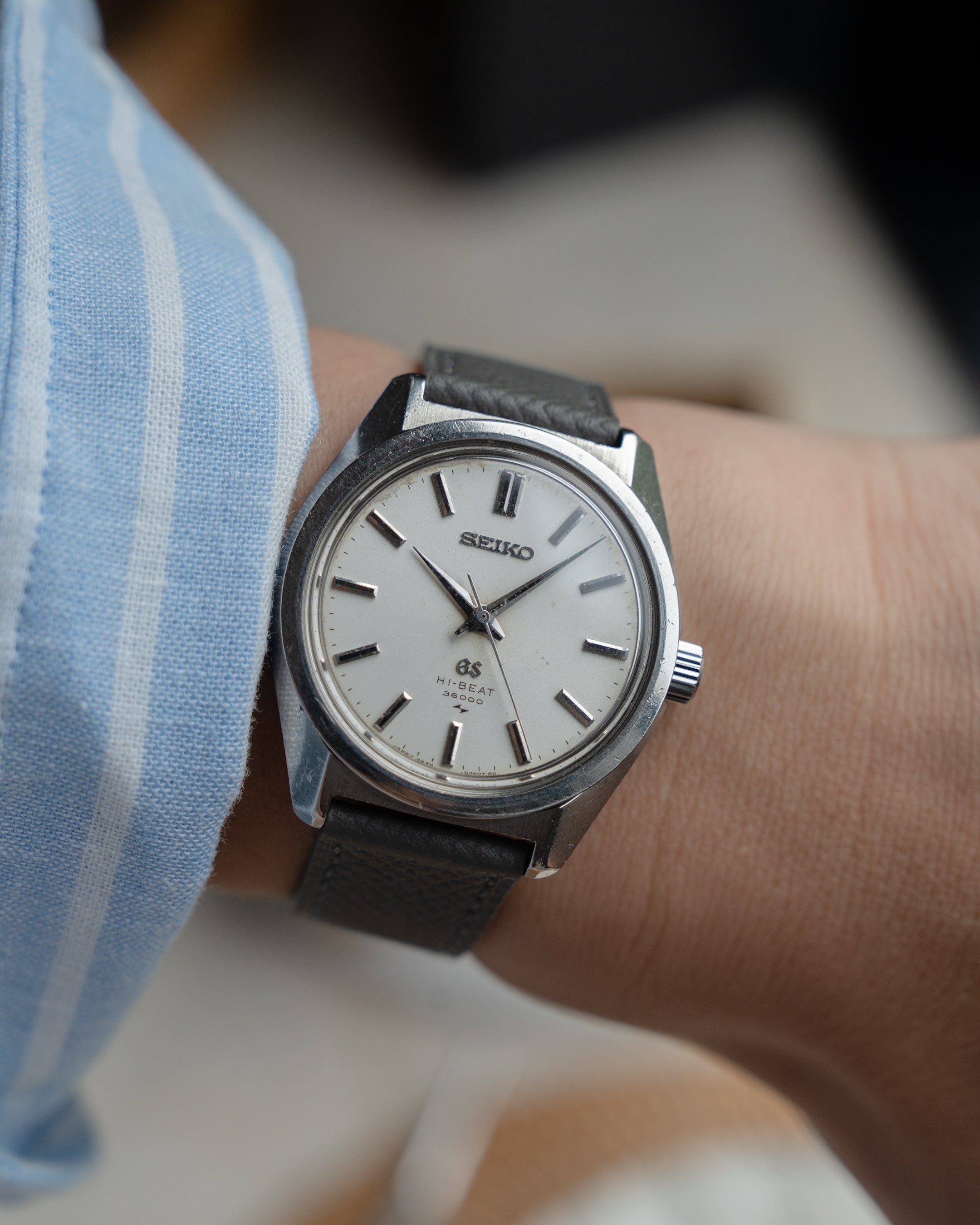 Grand Seiko 4520-8000 in steel, hibeat 1968 September