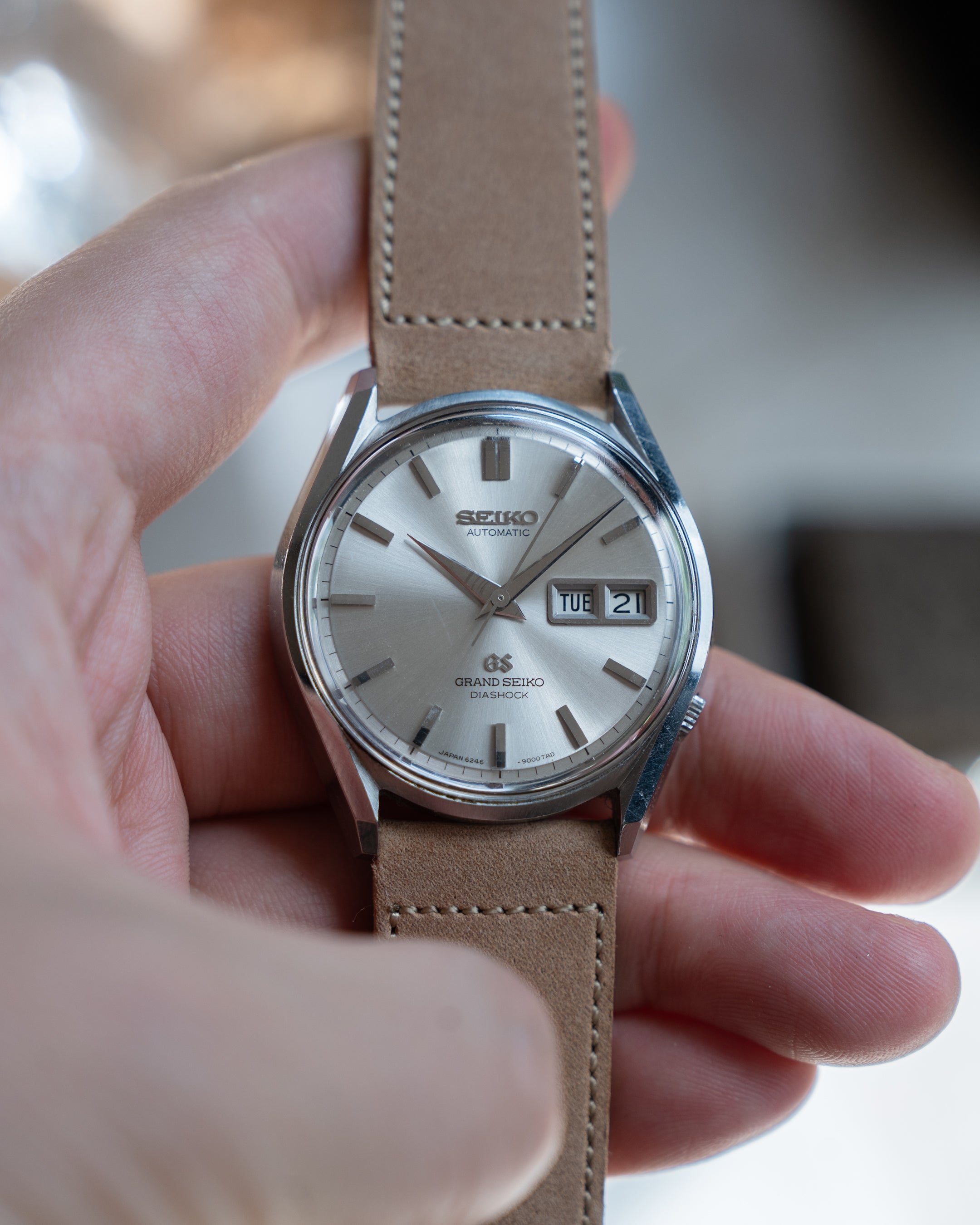 Grand Seiko 6246-9001 in steel from April 1967