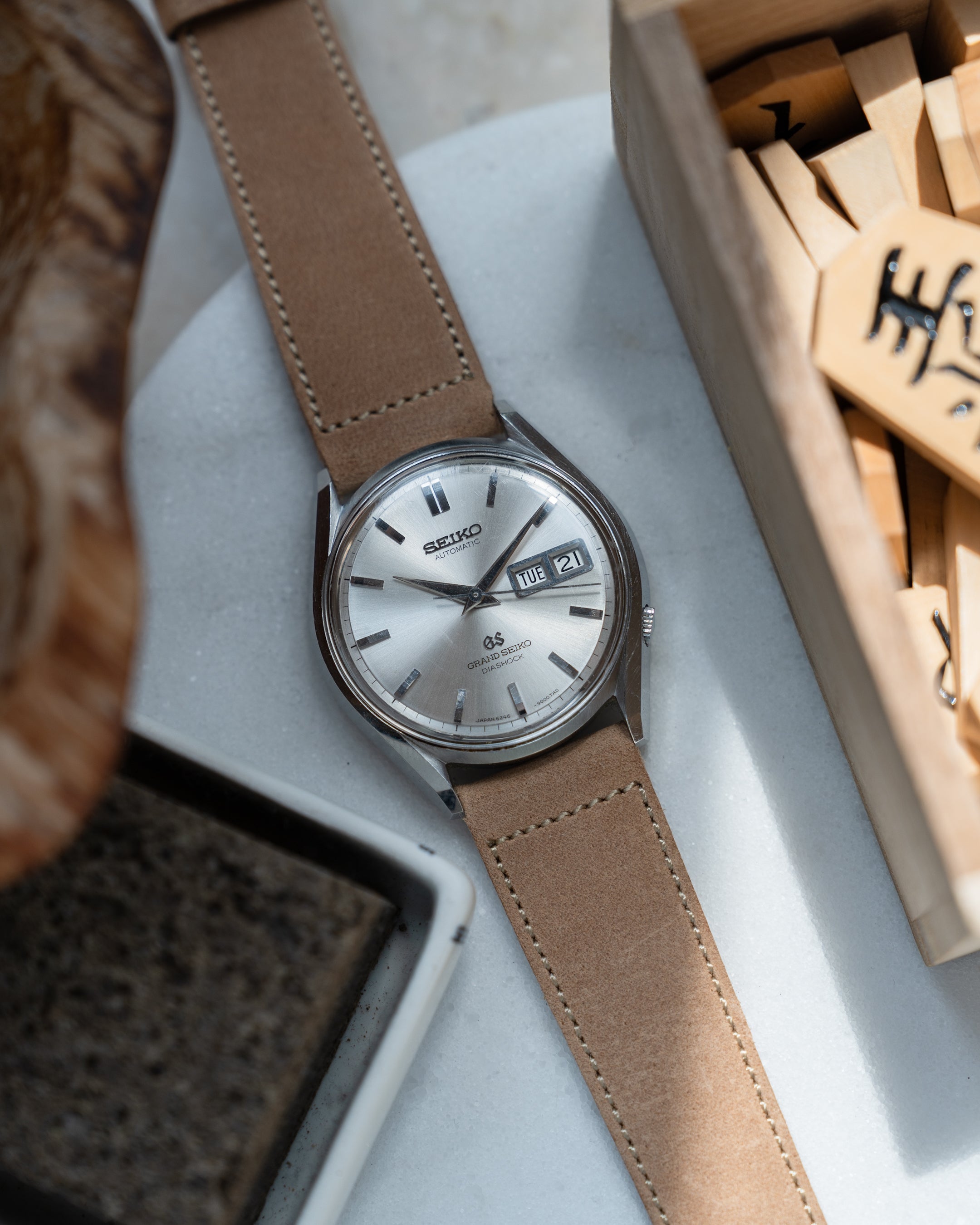 Grand Seiko 6246-9001 in steel from April 1967