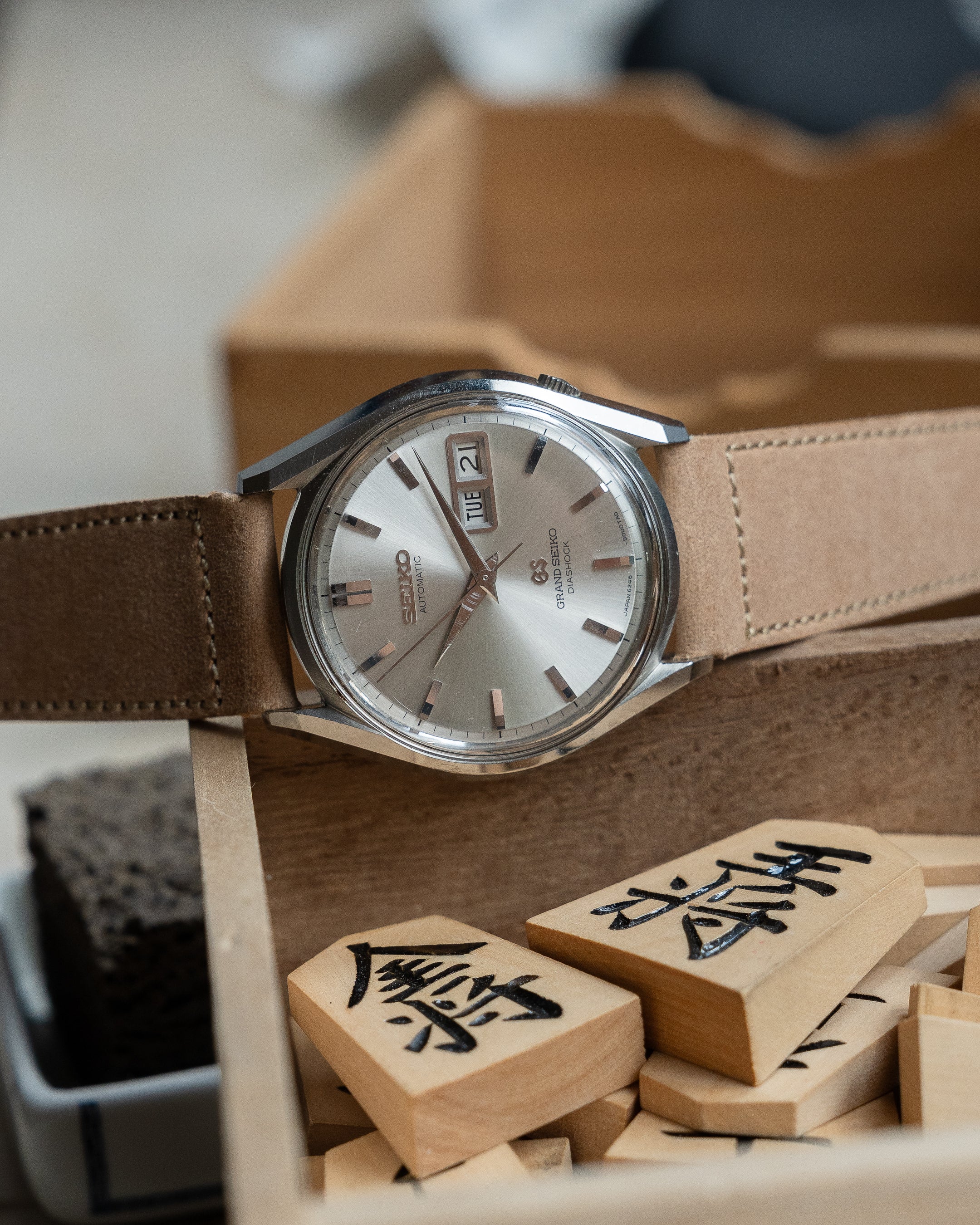Grand Seiko 6246-9001 in steel from April 1967