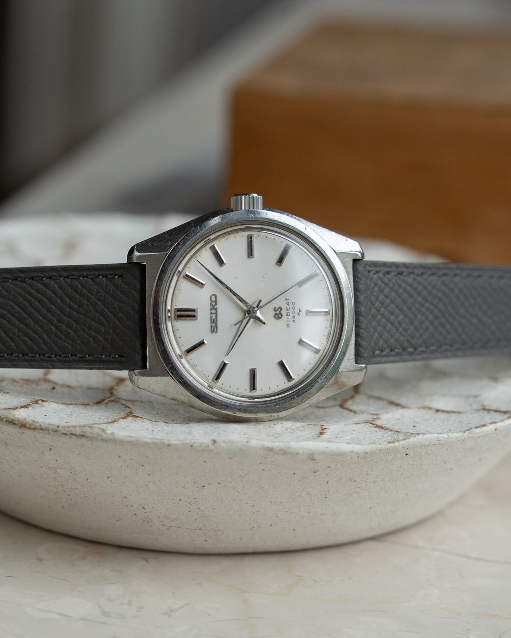 Grand Seiko 4520-8000 in steel, hibeat 1968 September