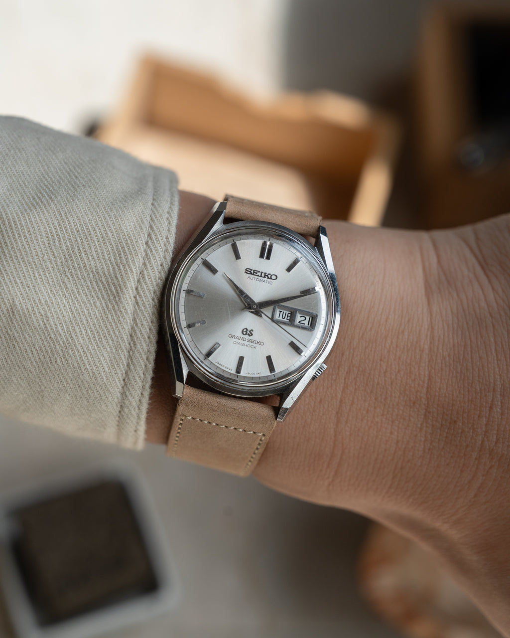 Grand Seiko 6246-9001 in steel from April 1967