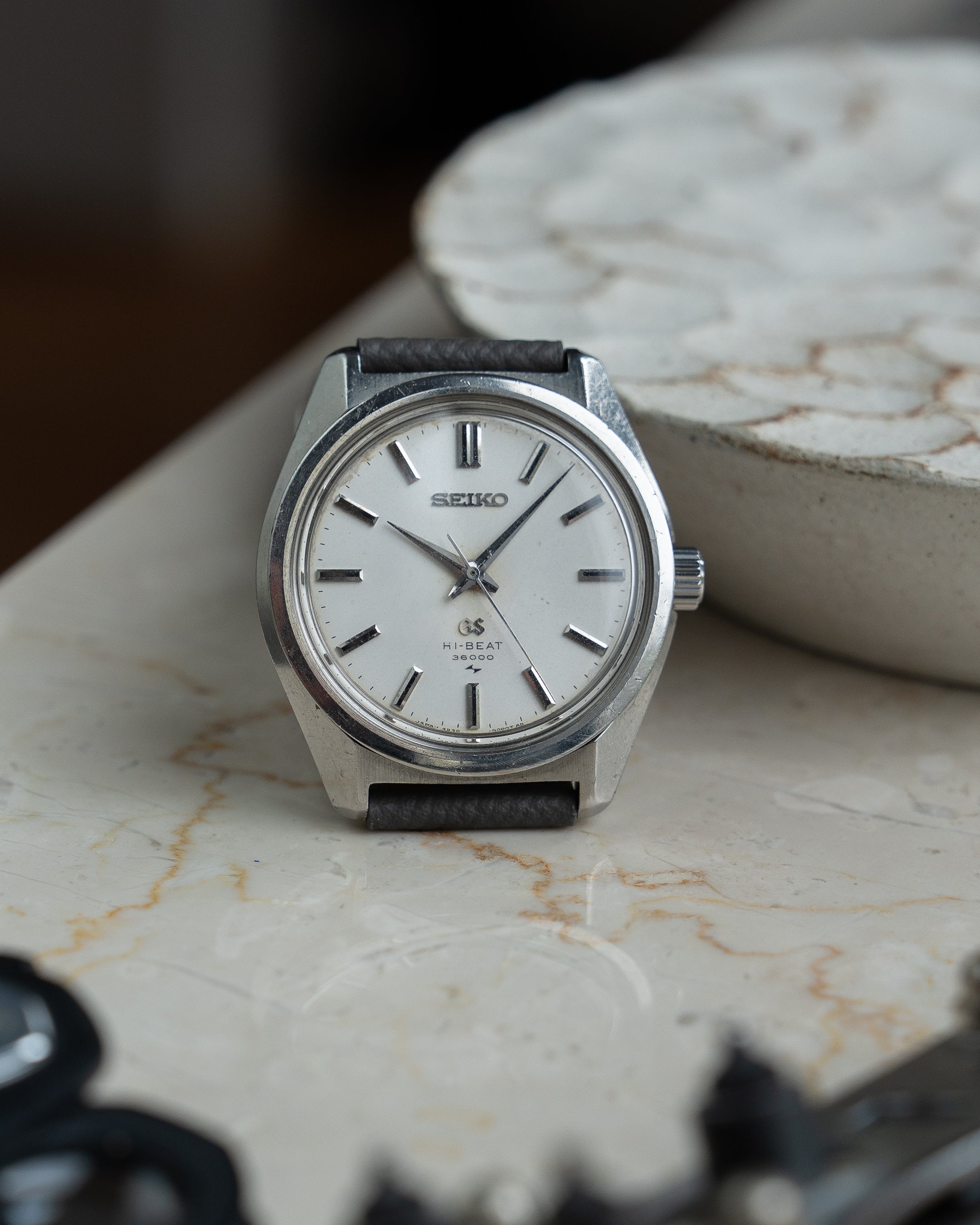 Grand Seiko 4520-8000 in steel, hibeat 1968 September