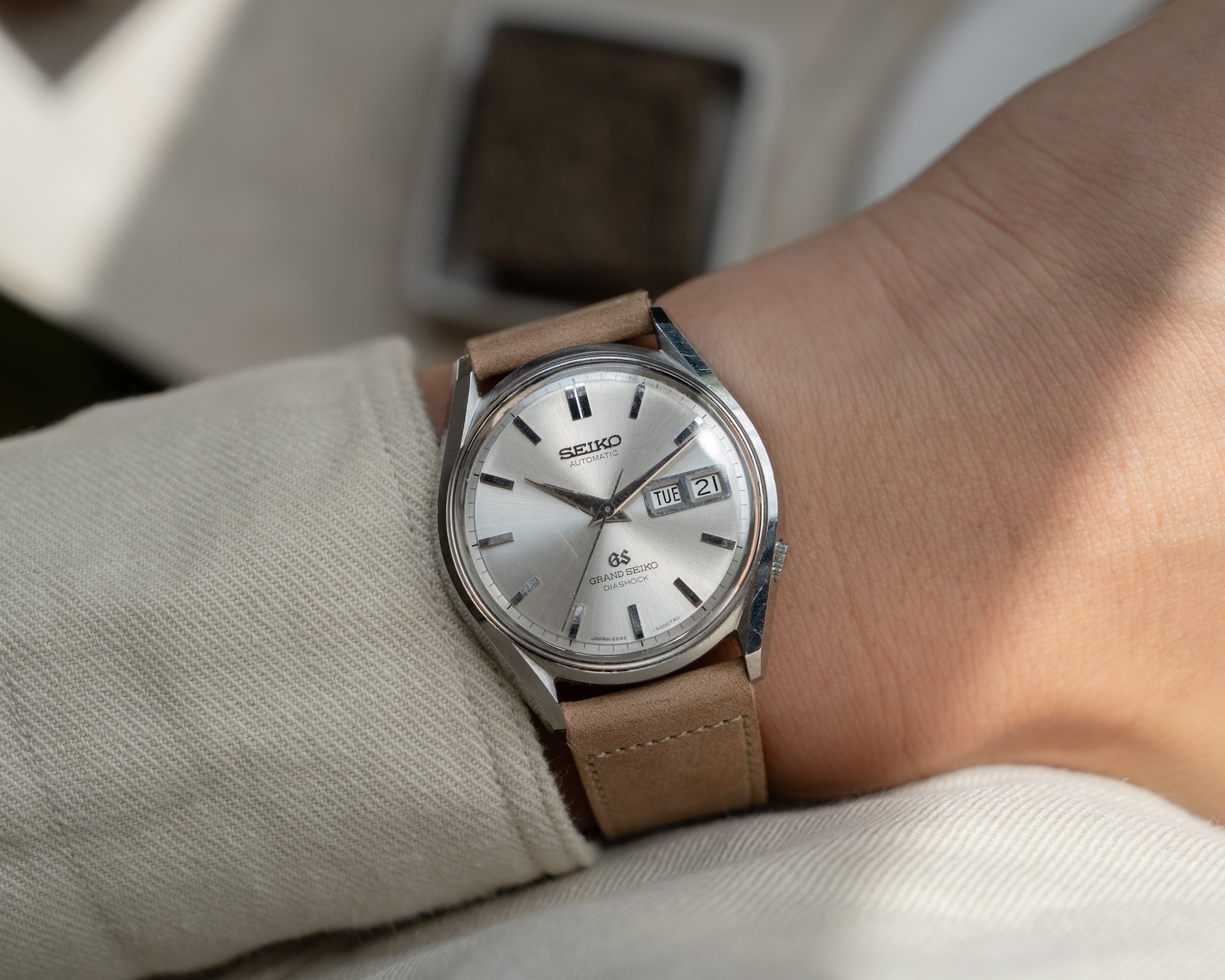 Grand Seiko 6246-9001 in steel from April 1967
