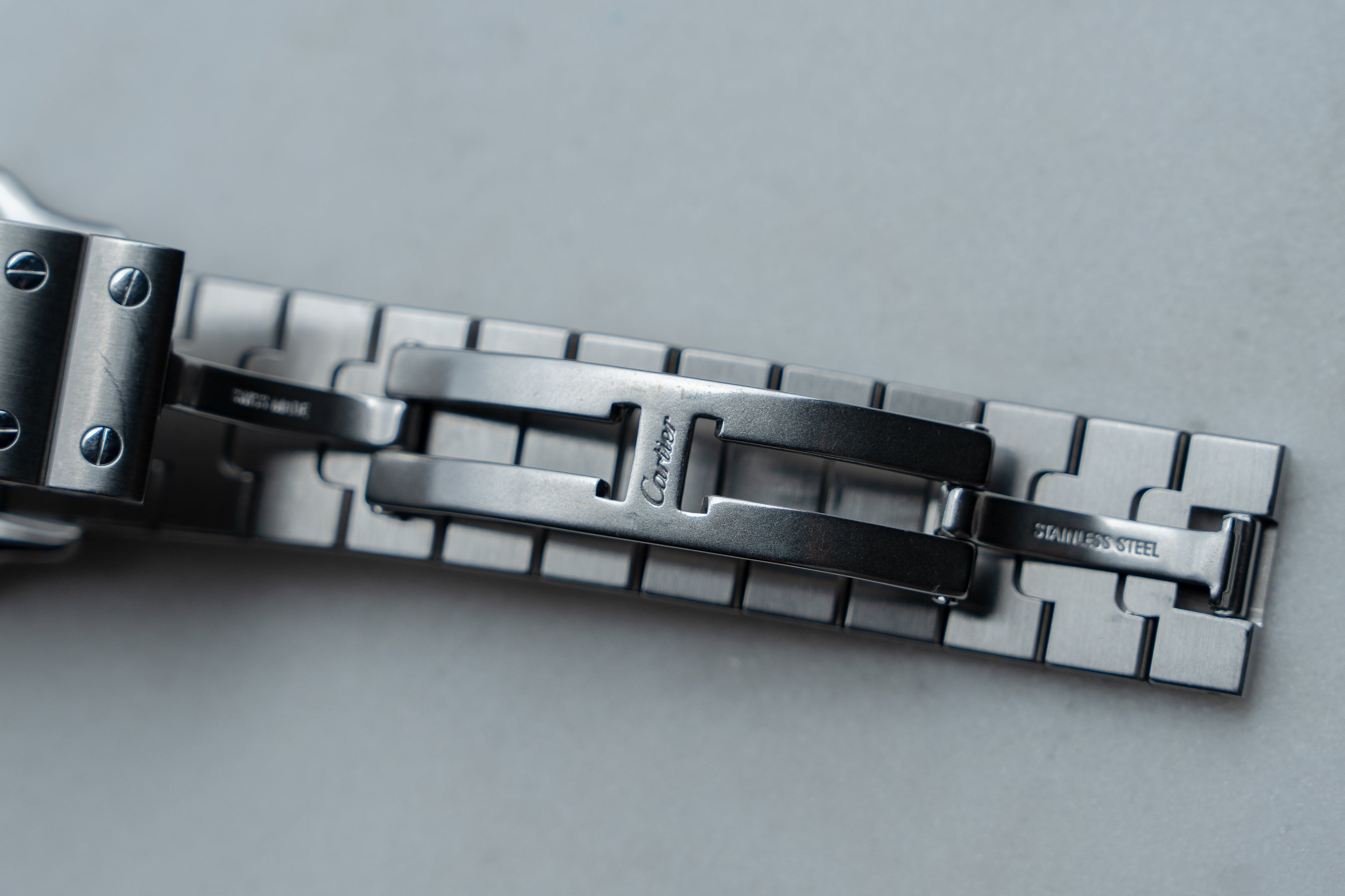 Cartier Santos Galbée, reference 2319 in steel, LM size, full set, 2002