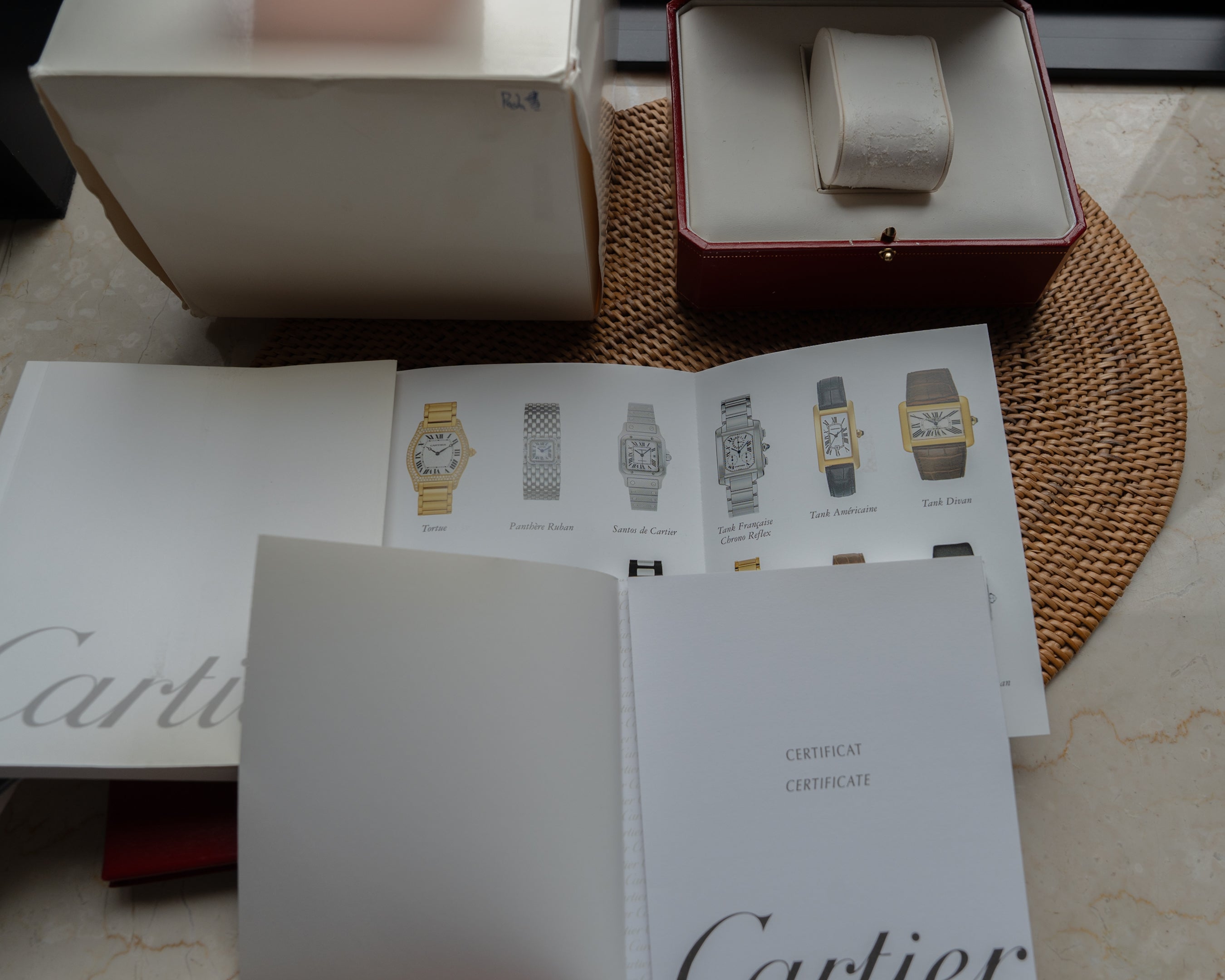 Cartier Santos Galbée, reference 2319 in steel, LM size, full set, 2002