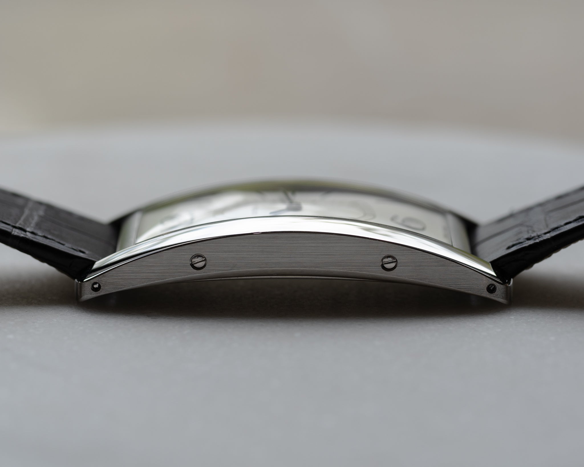 Cartier Privé Tank Cintrée in Platinum 2018 full set