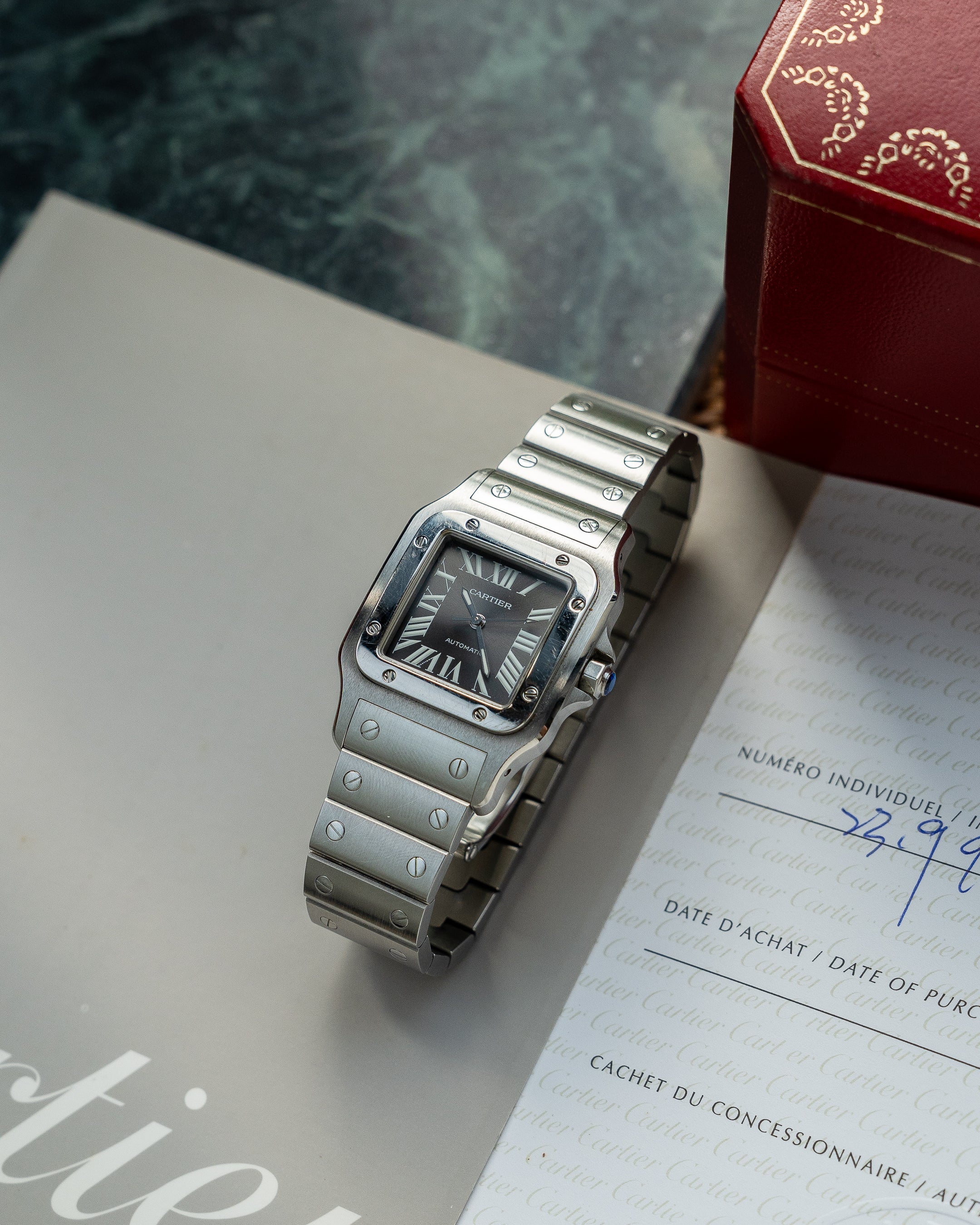 Cartier Santos Galbee ref 2319, SIHH Asia Limited Edition, LM size, full set