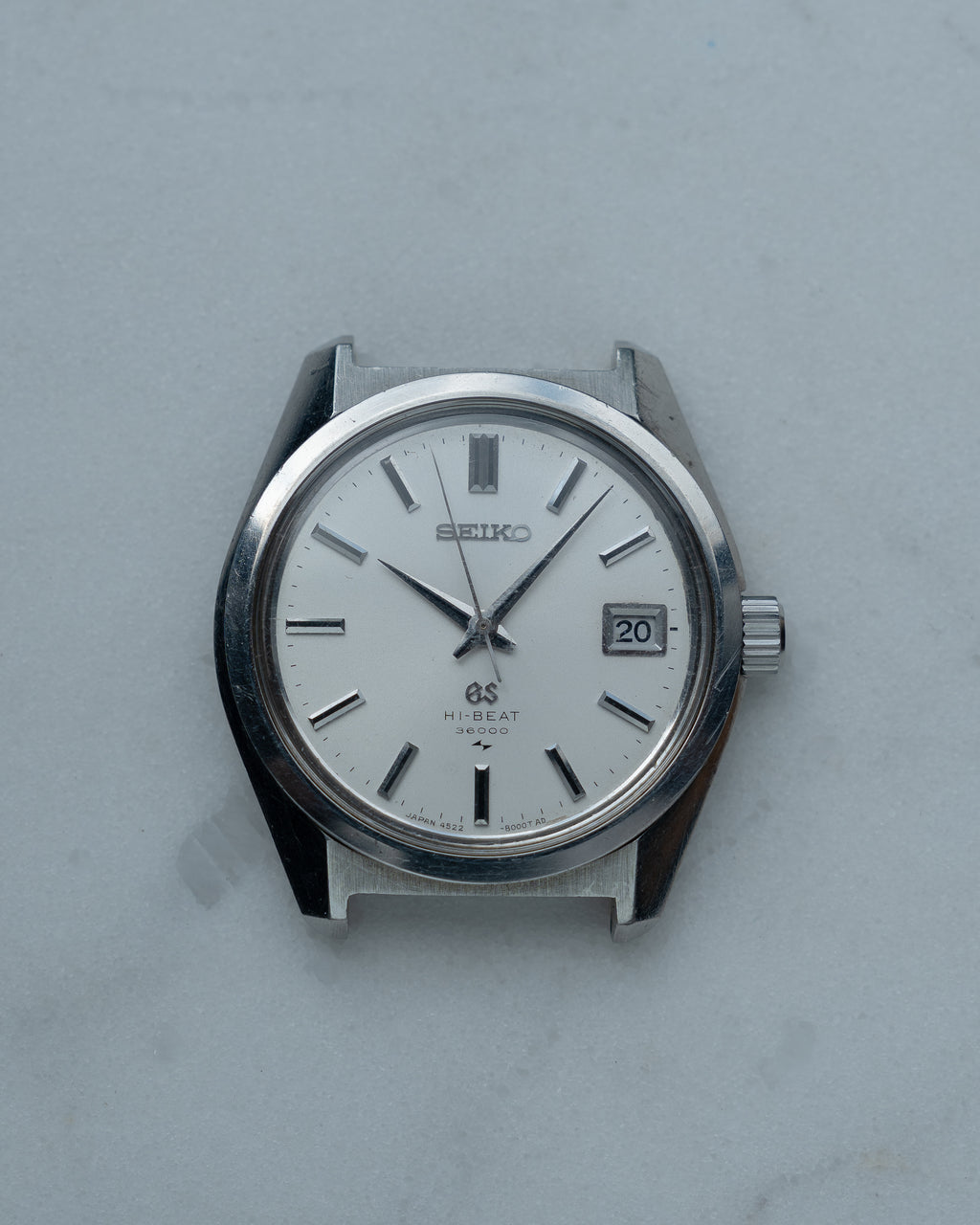 Grand Seiko 4522-8000 in steel, hi-beat, May 1968