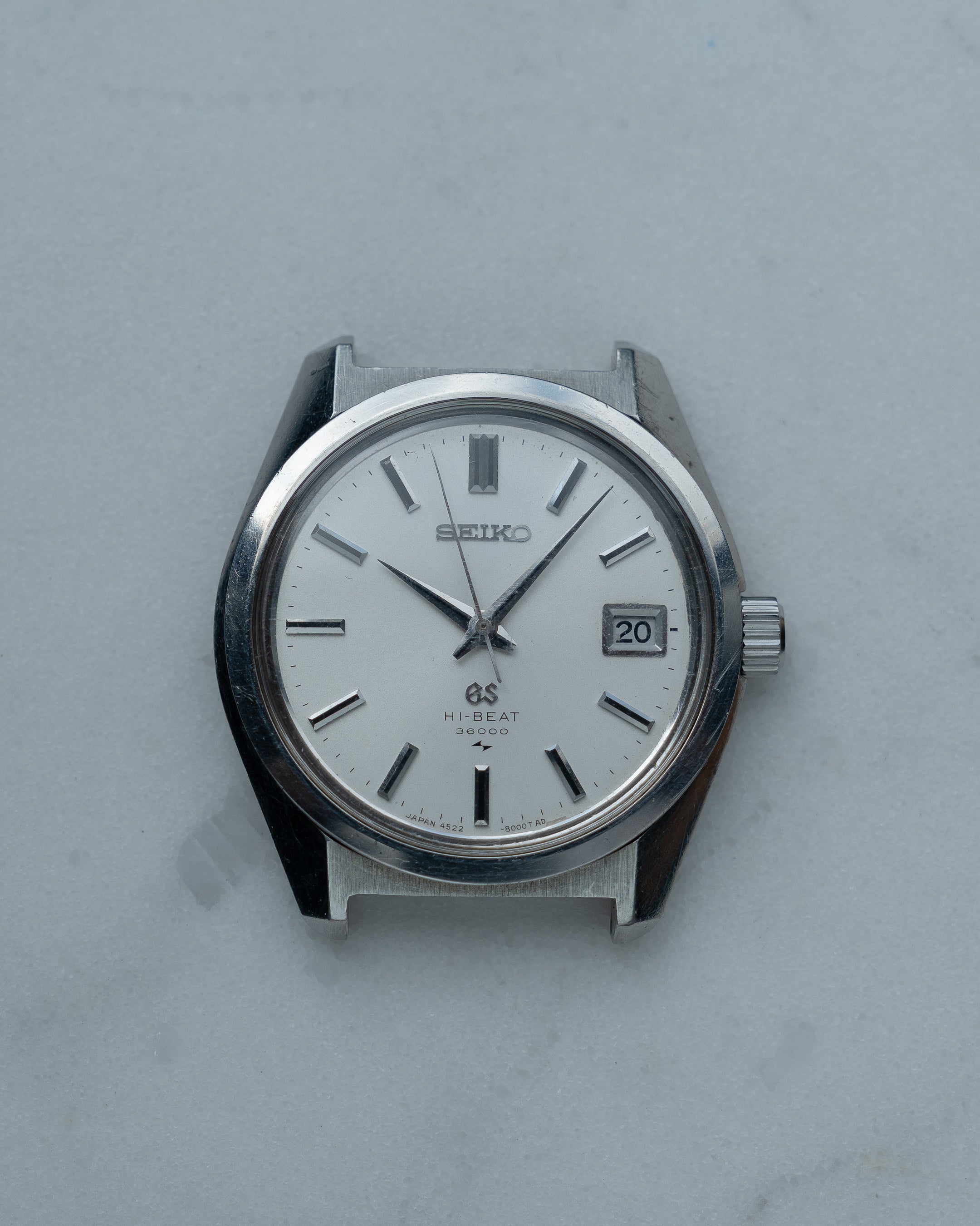Grand Seiko 4522-8000 in steel, hi-beat, May 1968