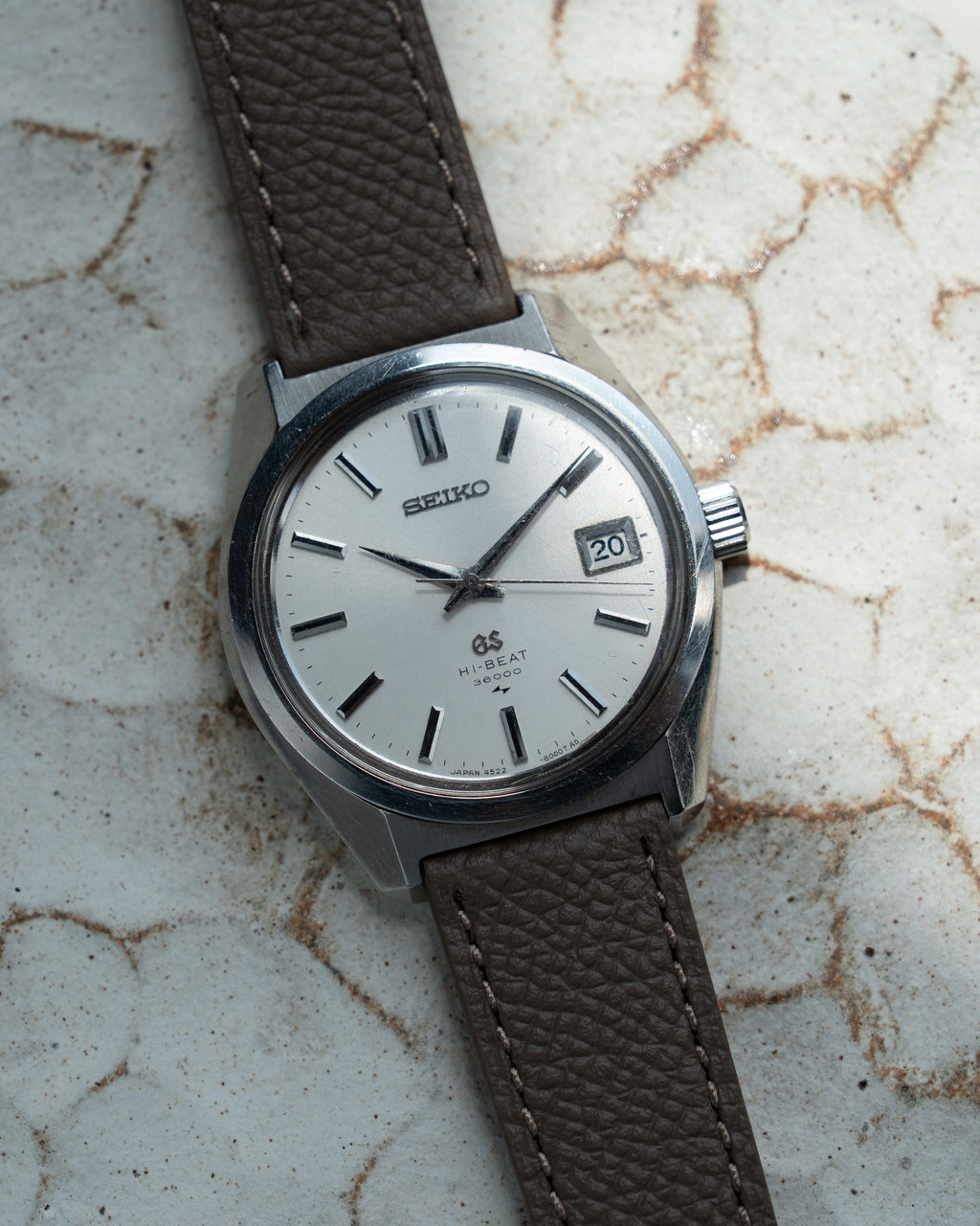 Grand Seiko 4522-8000 in steel, hi-beat, May 1968