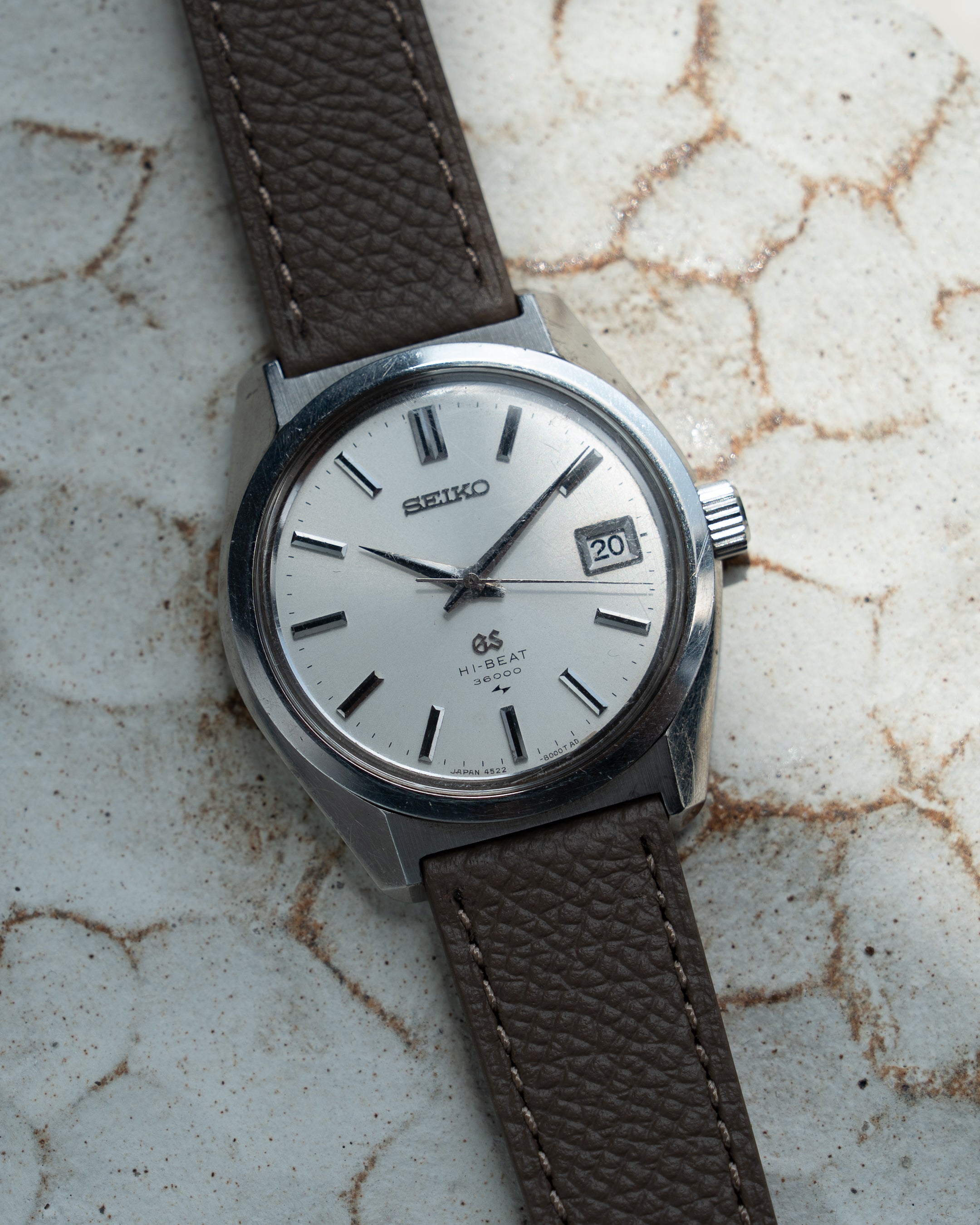 Grand Seiko 4522-8000 in steel, hi-beat, May 1968