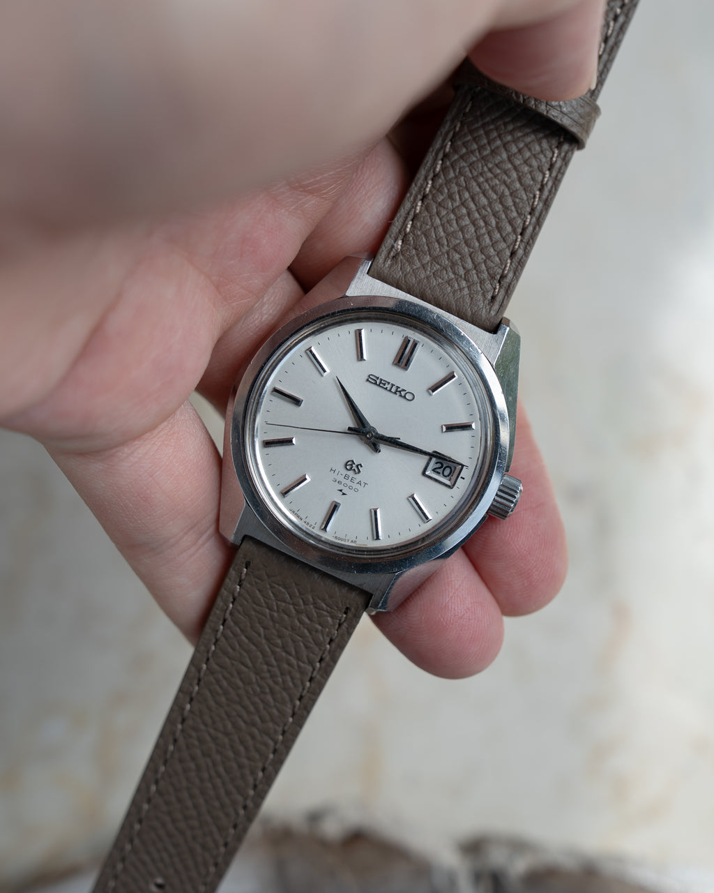 Grand Seiko 4522-8000 in steel, hi-beat, May 1968