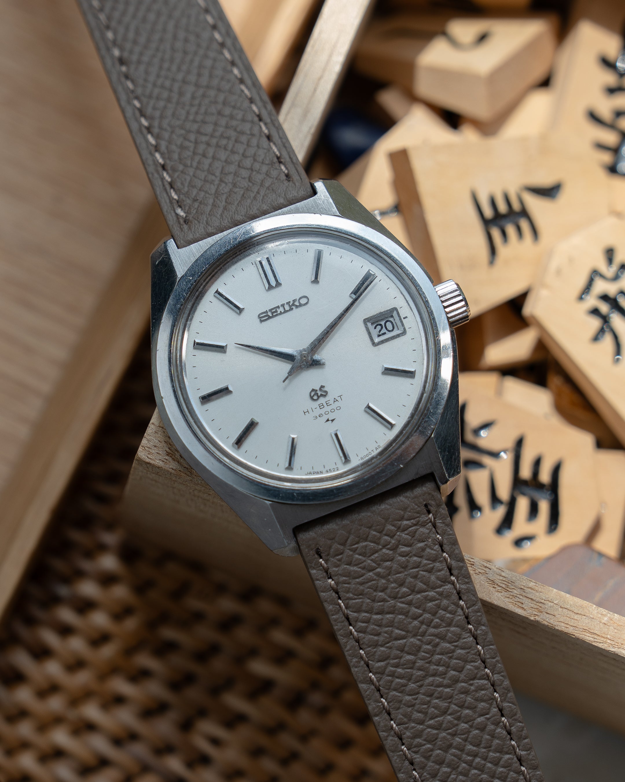 Grand Seiko 4522-8000 in steel, hi-beat, May 1968