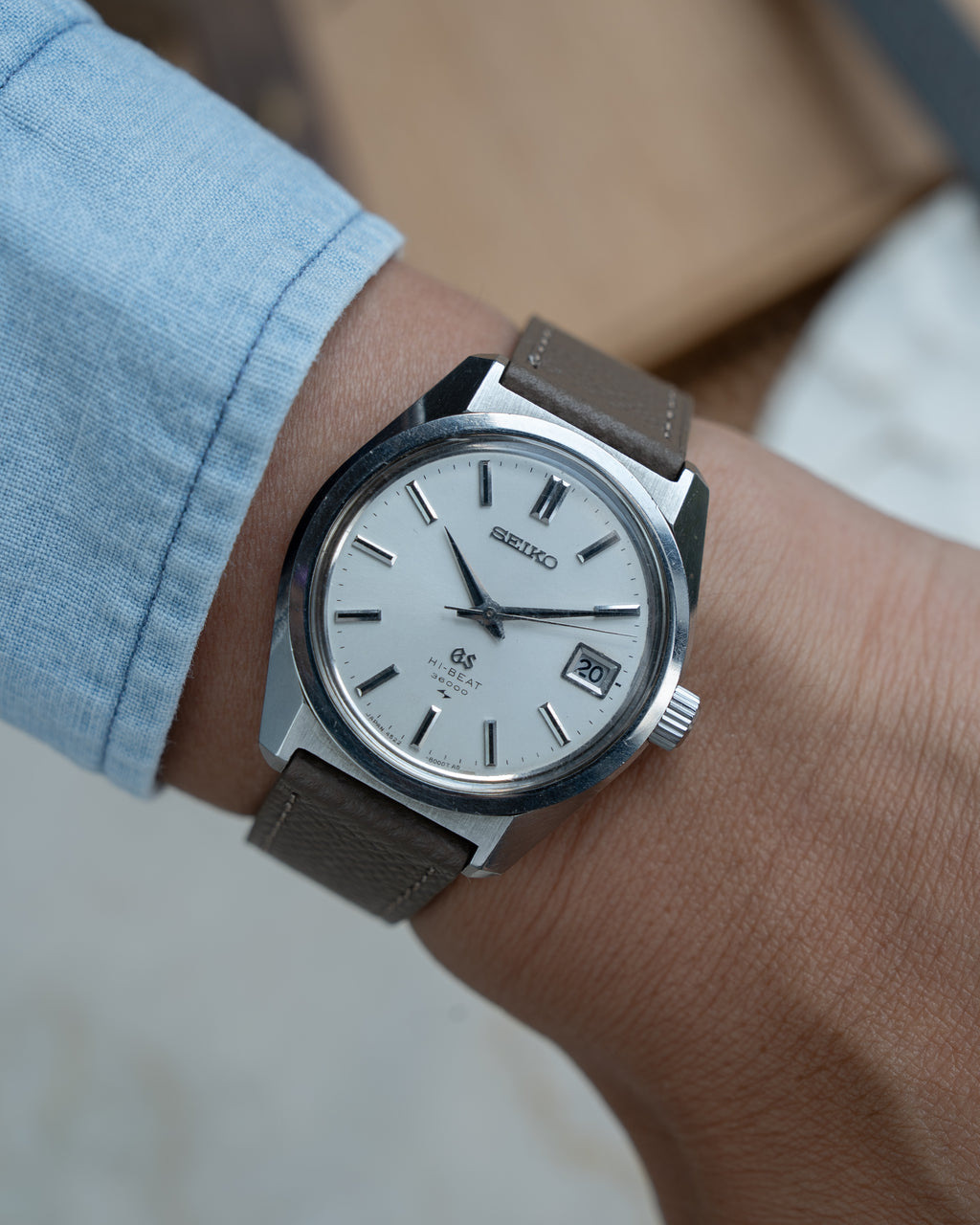 Grand Seiko 4522-8000 in steel, hi-beat, May 1968