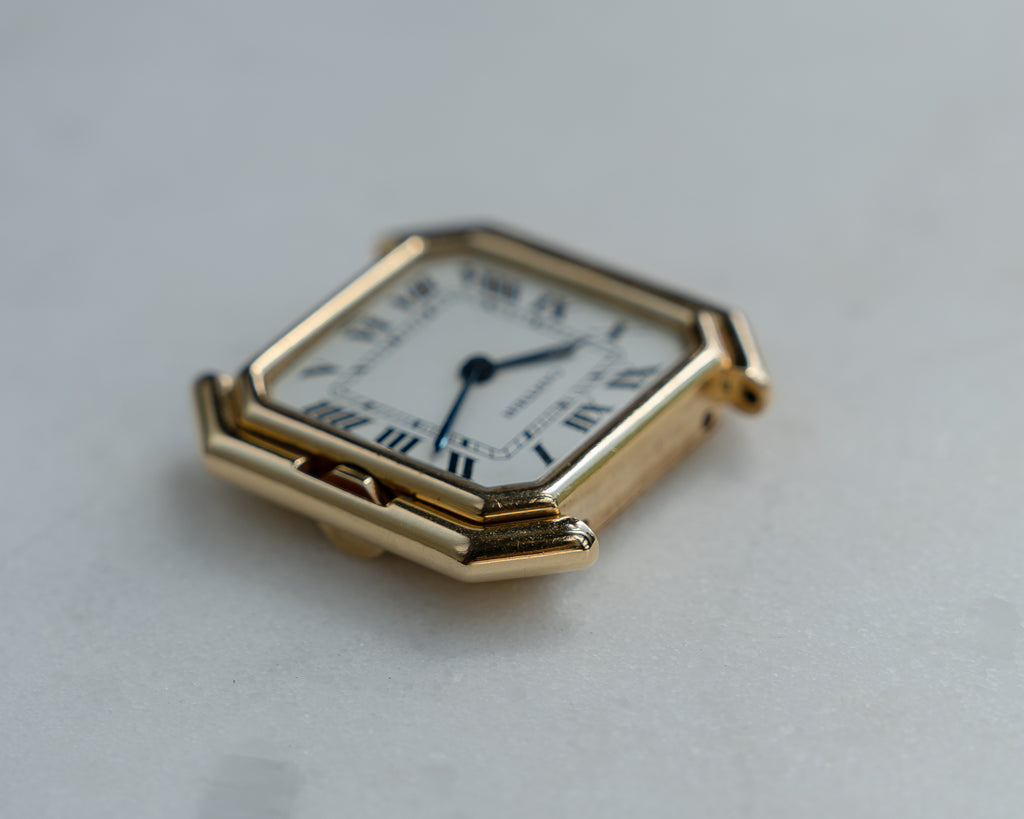 Cartier Ceinture ref 78099 LM size, Paris dial, 18k yellow gold - mechanical wind 78-1