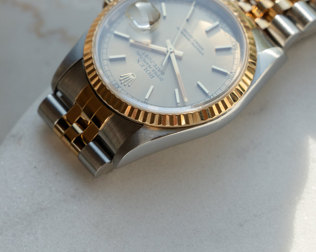Rolex Datejust 16233 in steel & yellow gold- full set