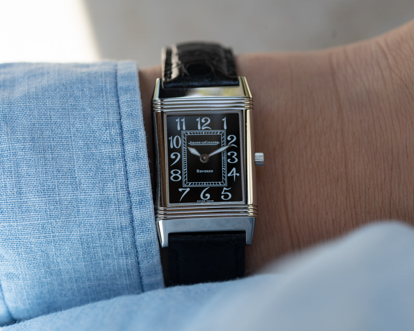 Jaeger-LeCoultre Reverso 250.3.86 in white gold from early 2000's