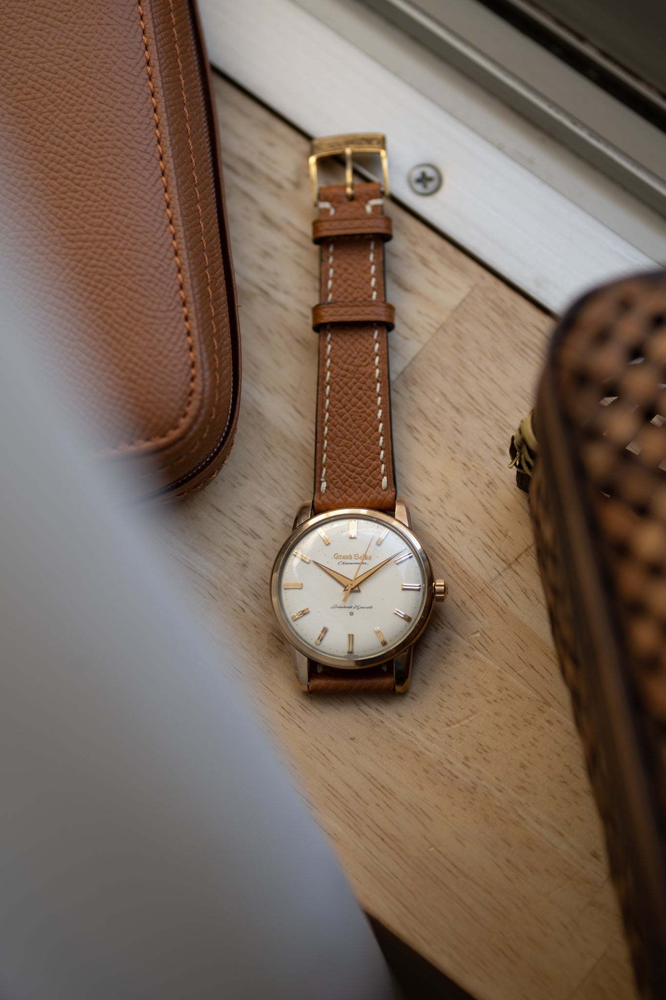 Grand Seiko First raised logo with original papers, December 1962