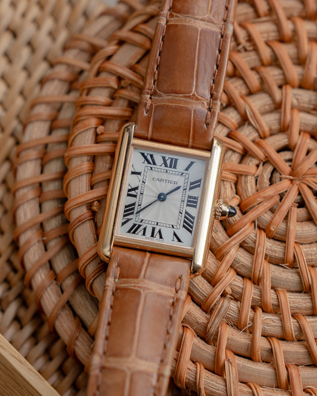 Cartier Tank Louis WGTA0010 in rose gold, full set