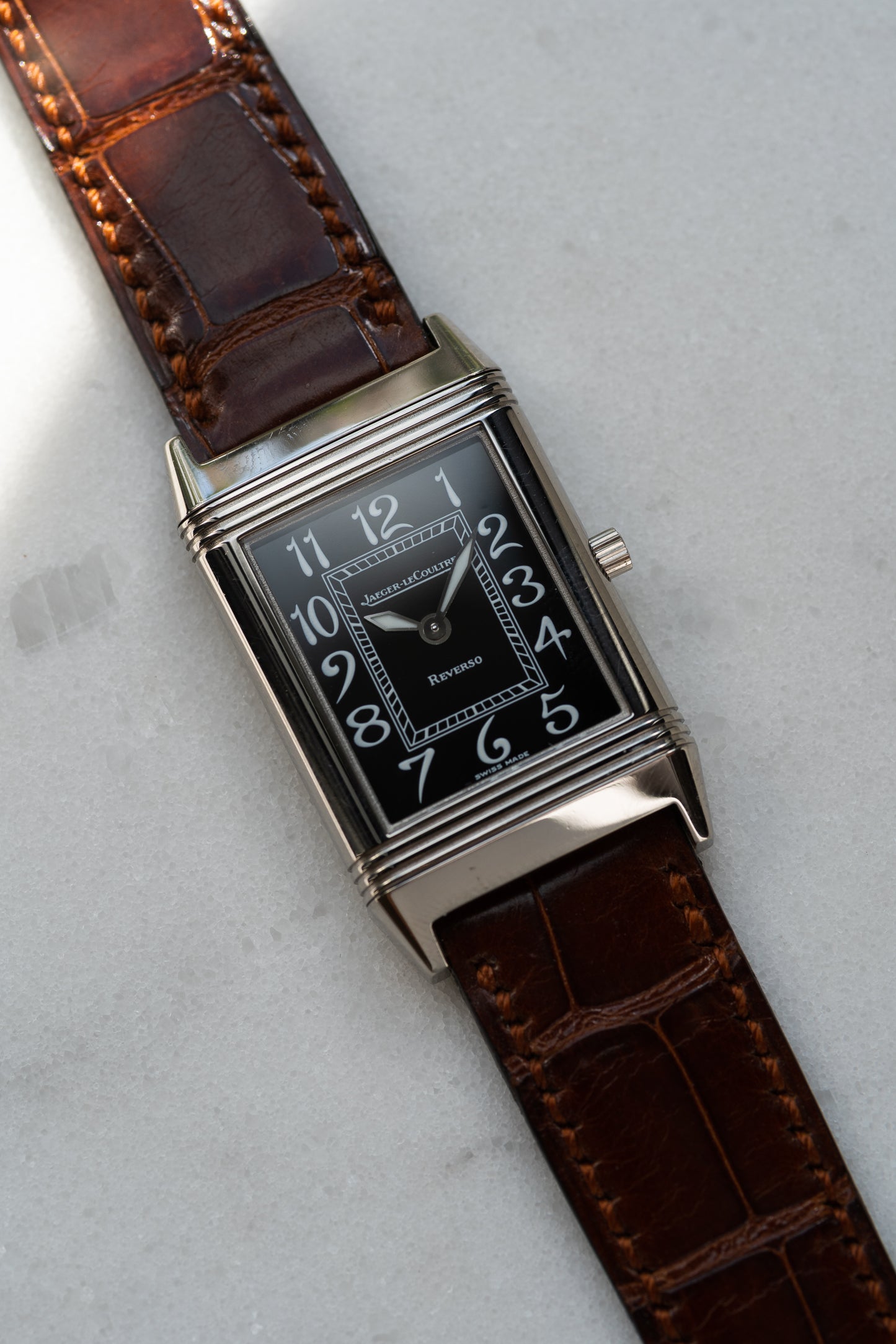 Jaeger-LeCoultre Reverso 250.3.86 in white gold from early 2000's