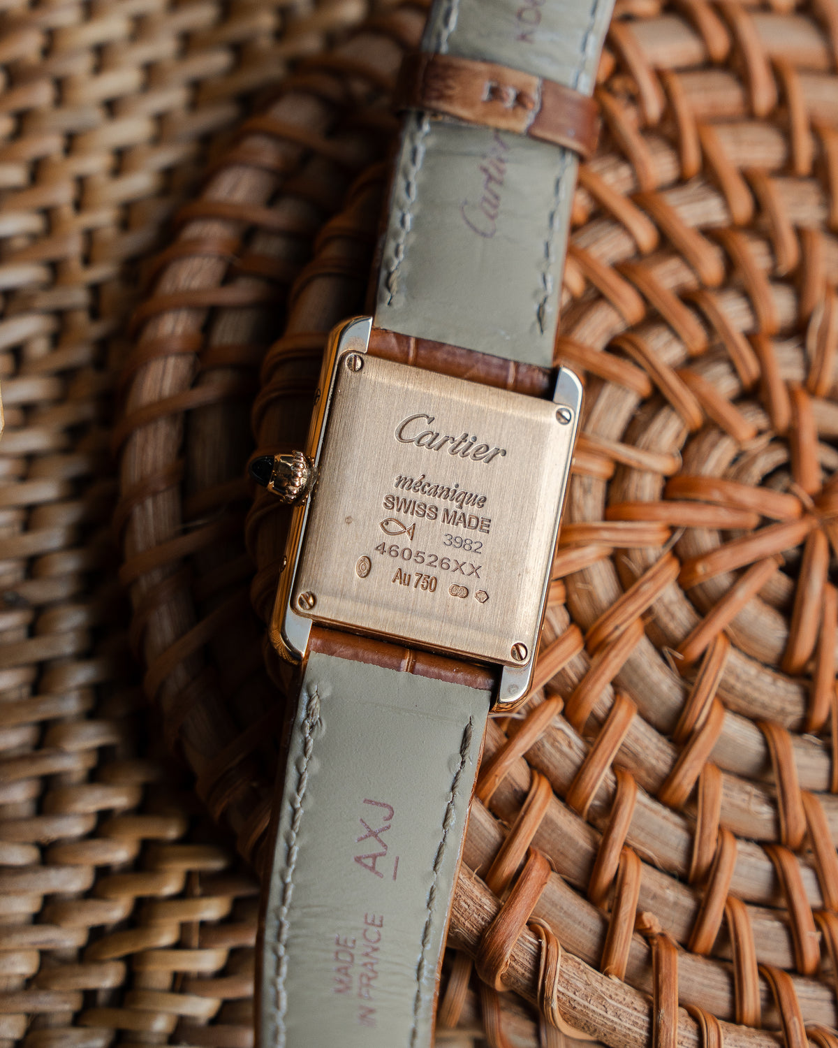 Cartier Tank Louis WGTA0010 in rose gold, full set
