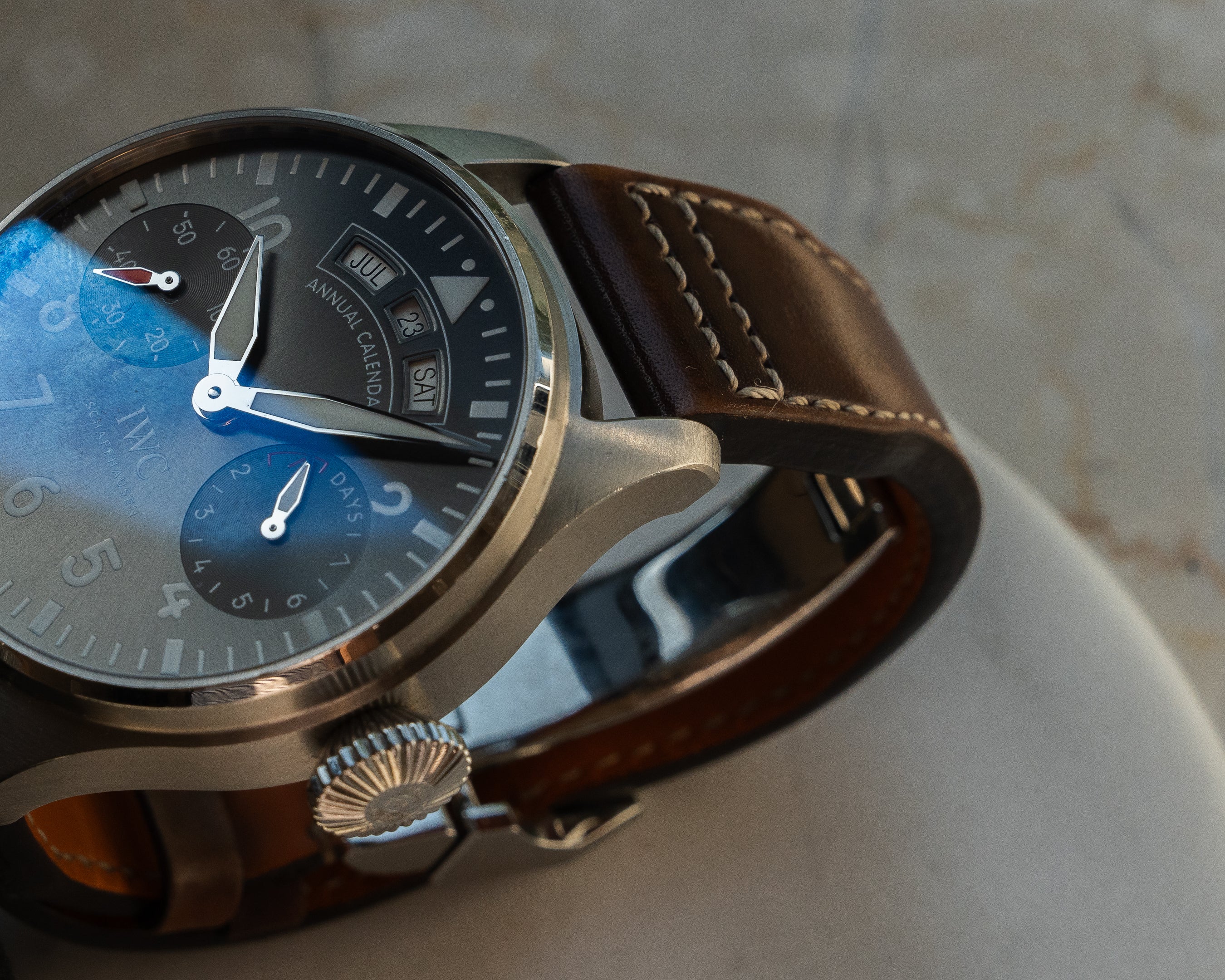 IWC ビッグパイロット IW 5027-02 スチール製、年次カレンダー